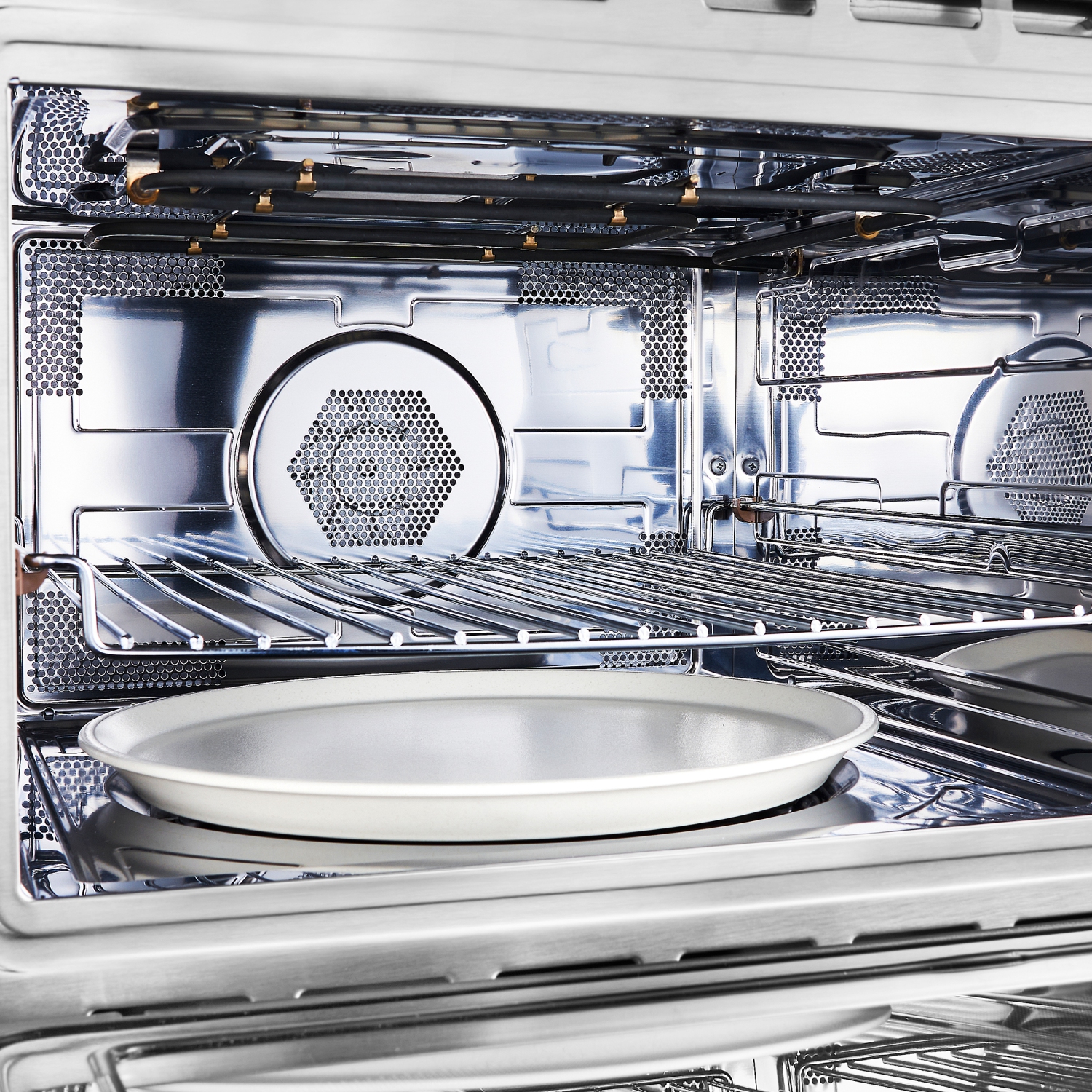 Forno Oliena Espresso White 24 Inch Built-In Microwave Convection Oven, 1.6 cu.ft., 1000W/1750W