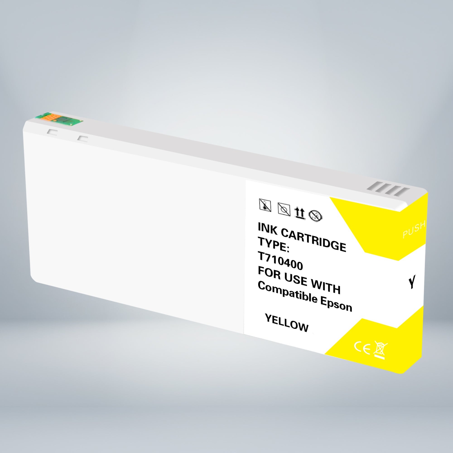 Compatible Epson T710400 Yellow Ink Cartridge By Superink