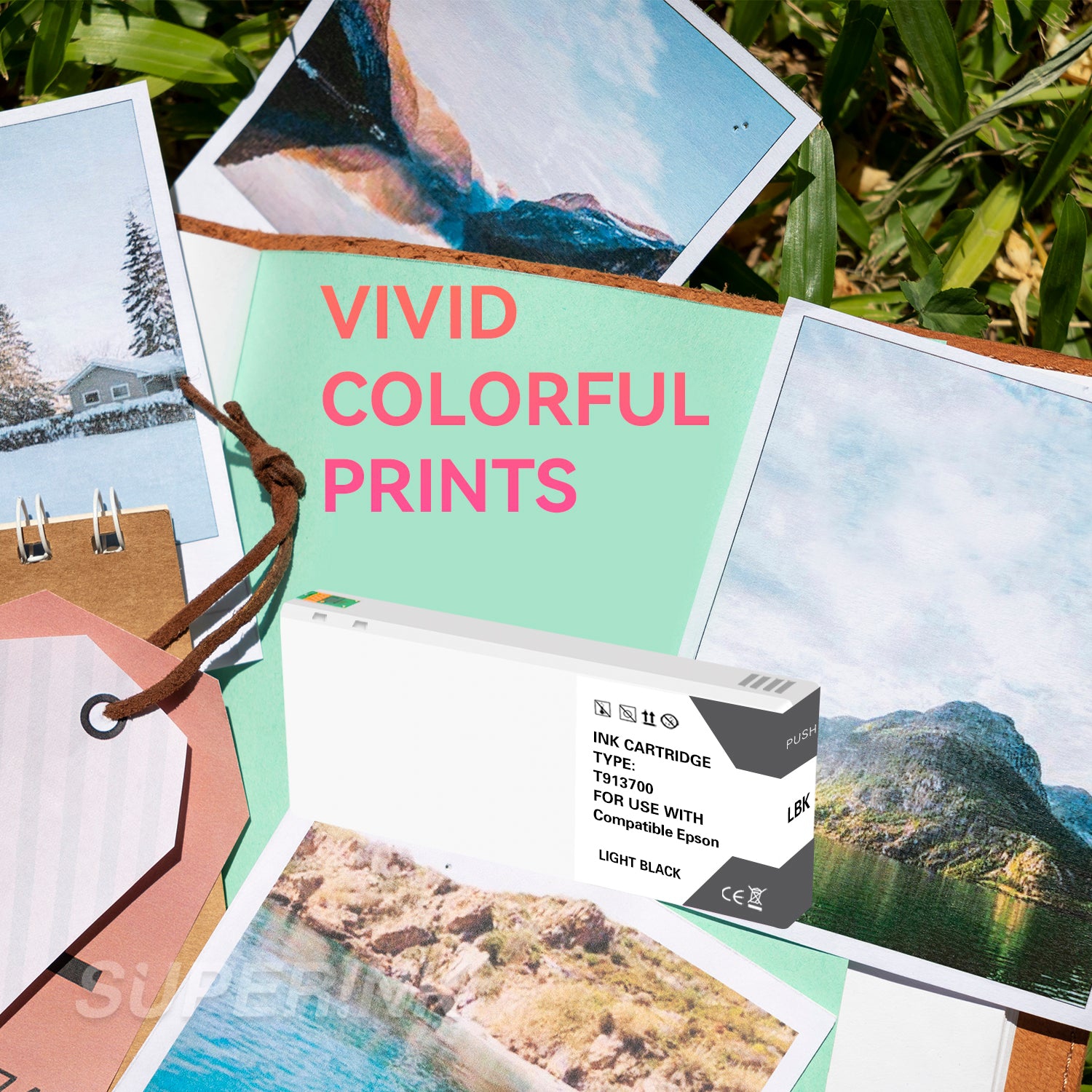 Compatible Epson T913700 Light Black Ink Cartridge By Superink