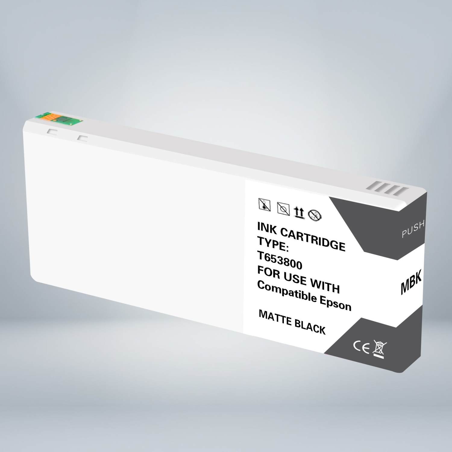 Compatible Epson T653800 Matte Black Ink Cartridge By Superink