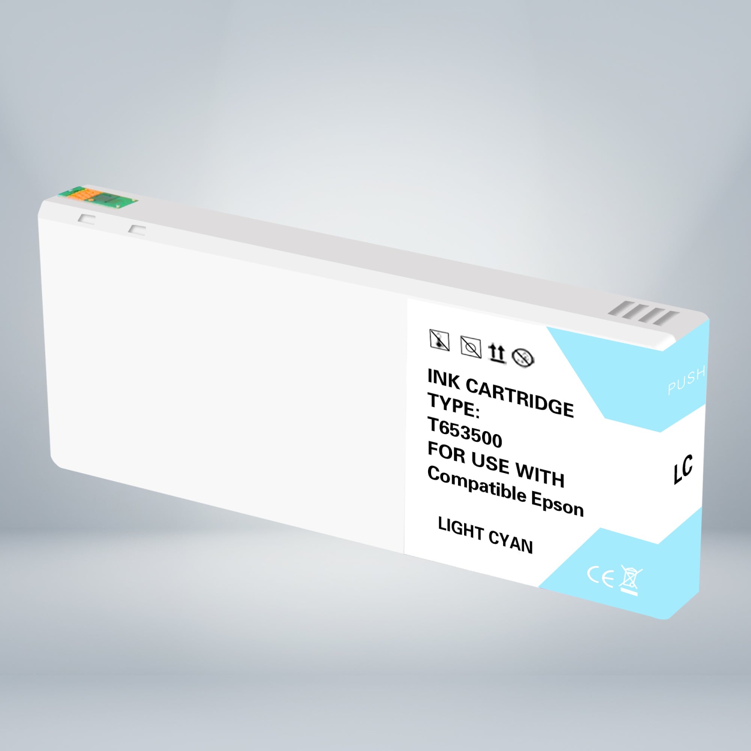 Compatible Epson T653500 Light Cyan Ink Cartridge By Superink