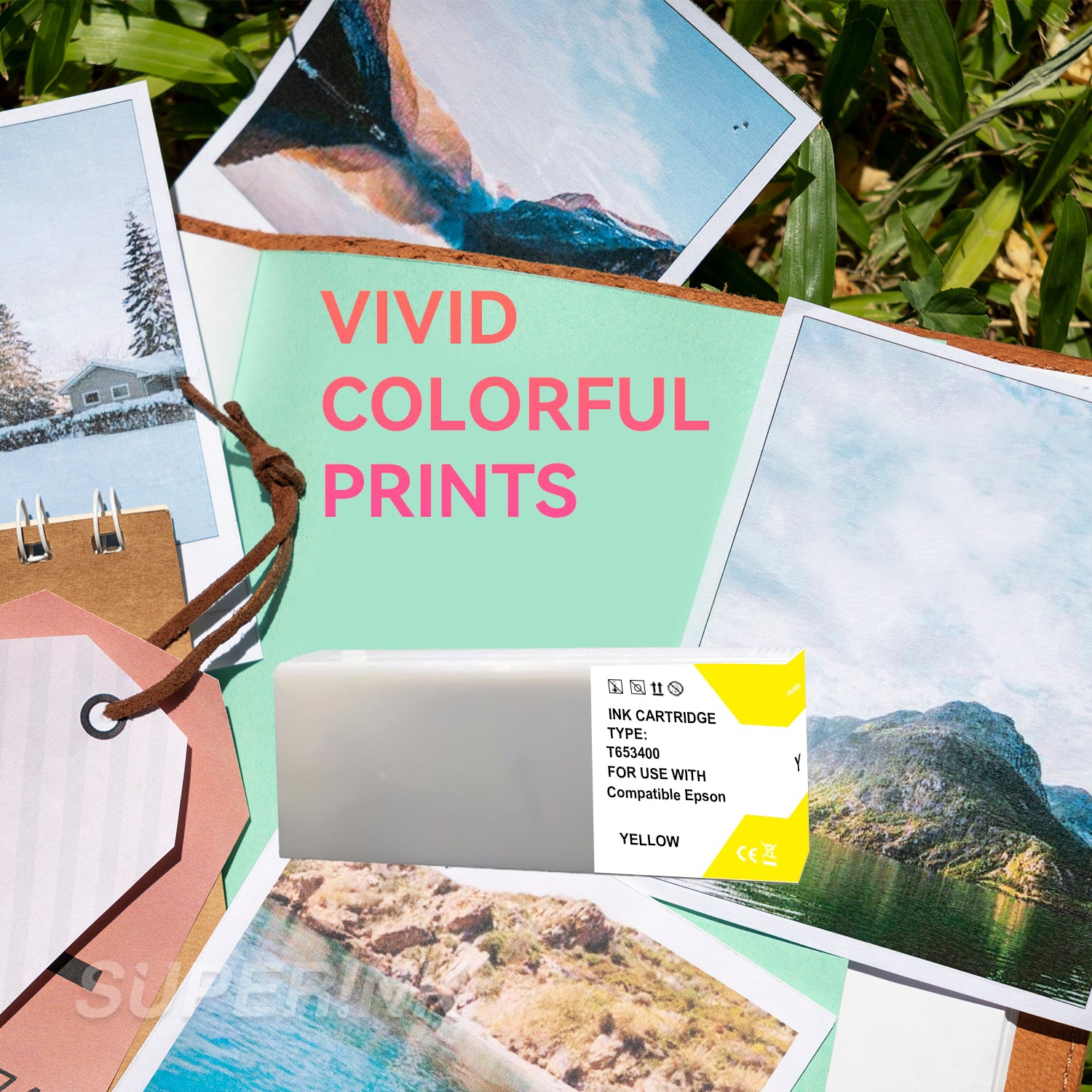 Compatible Epson T653400 Yellow Ink Cartridge By Superink