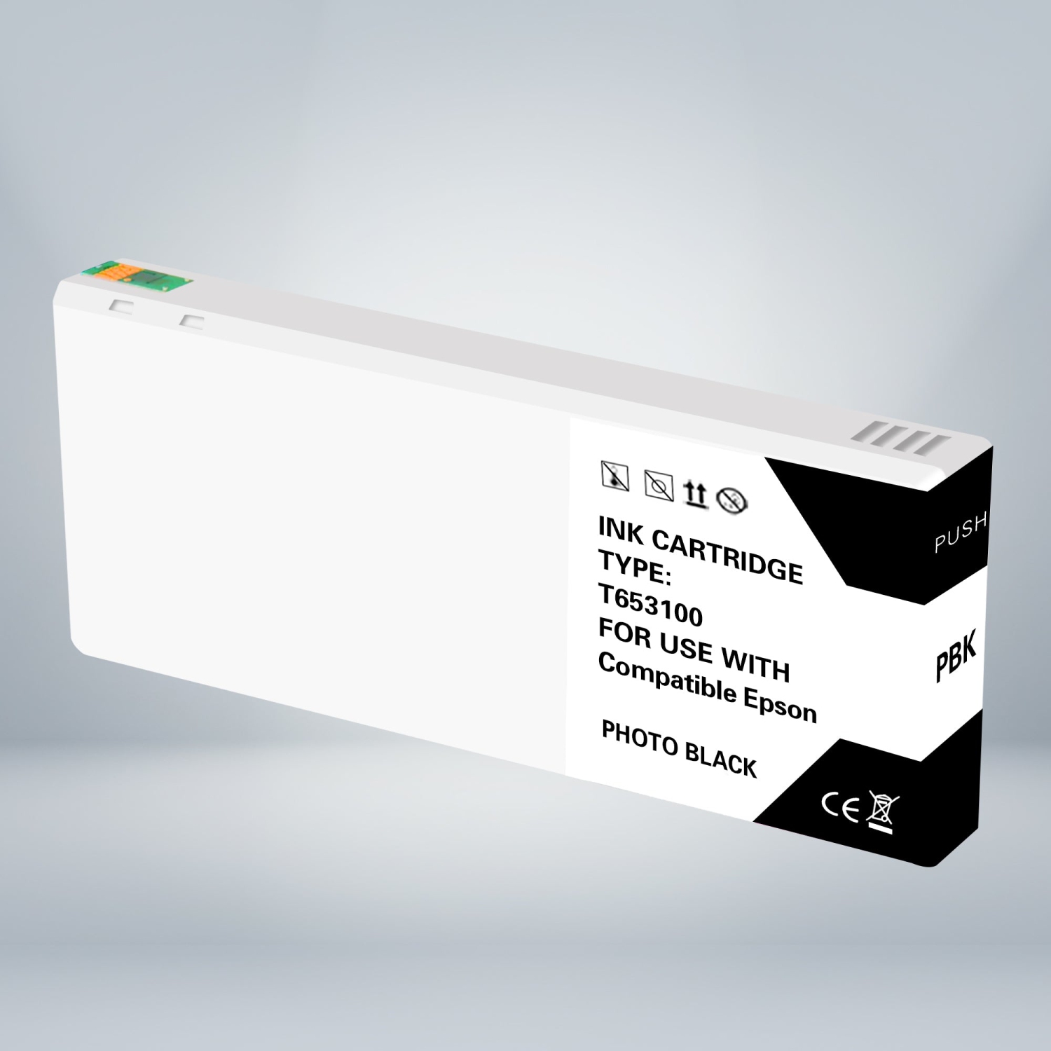 Compatible Epson T653100 Photo Black Ink Cartridge By Superink