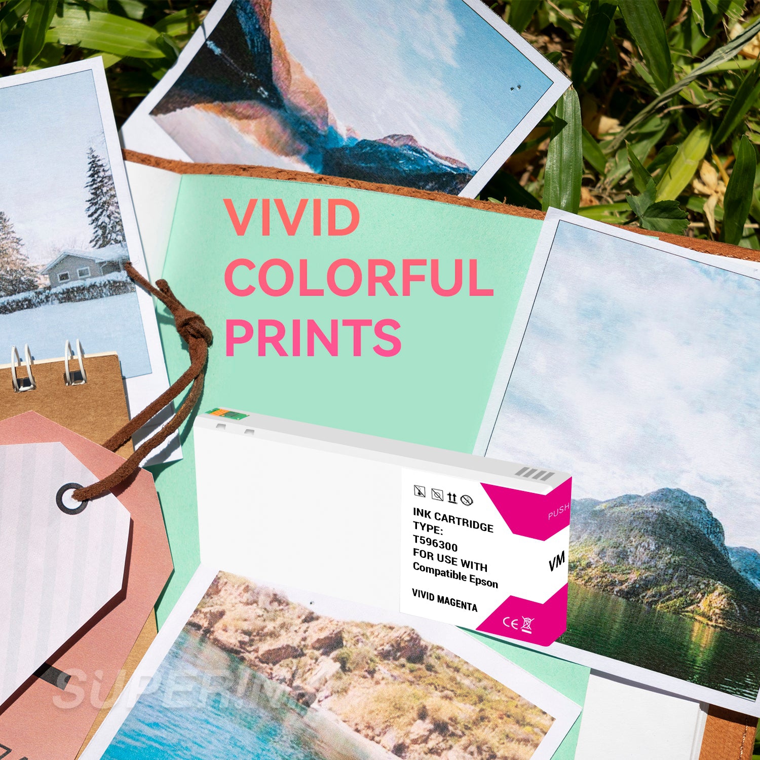 Compatible Epson T596300 700ML Vivid Magenta Ink Cartridge By Superink