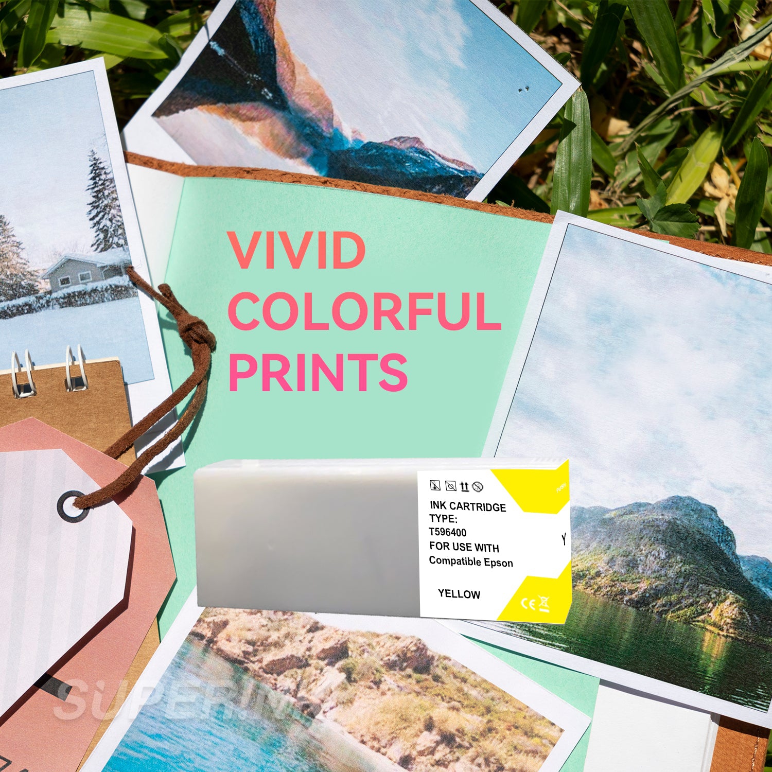 Compatible Epson T596400 700ML Yellow Ink Cartridge By Superink