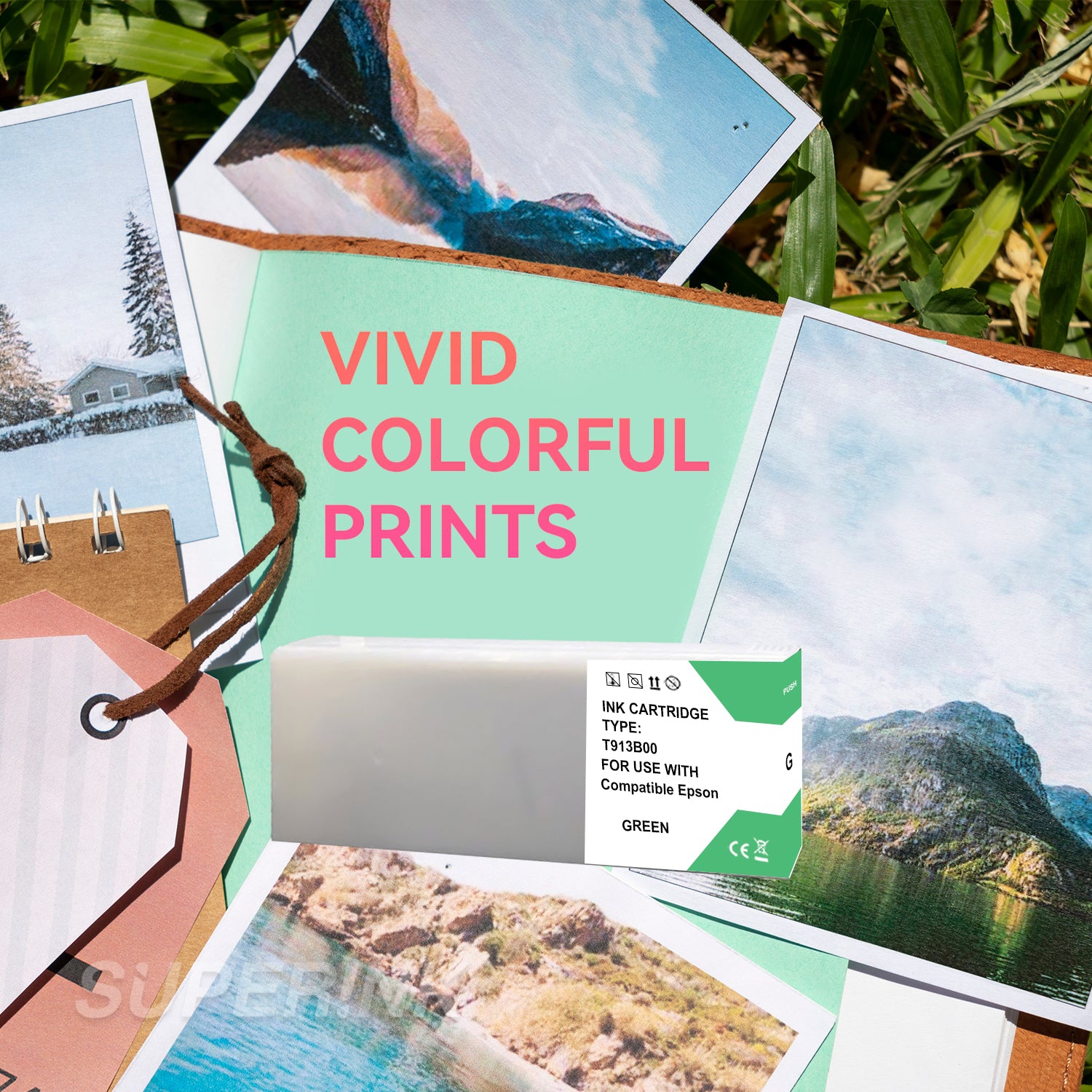 Compatible Epson T913B00 Green Ink Cartridge By Superink