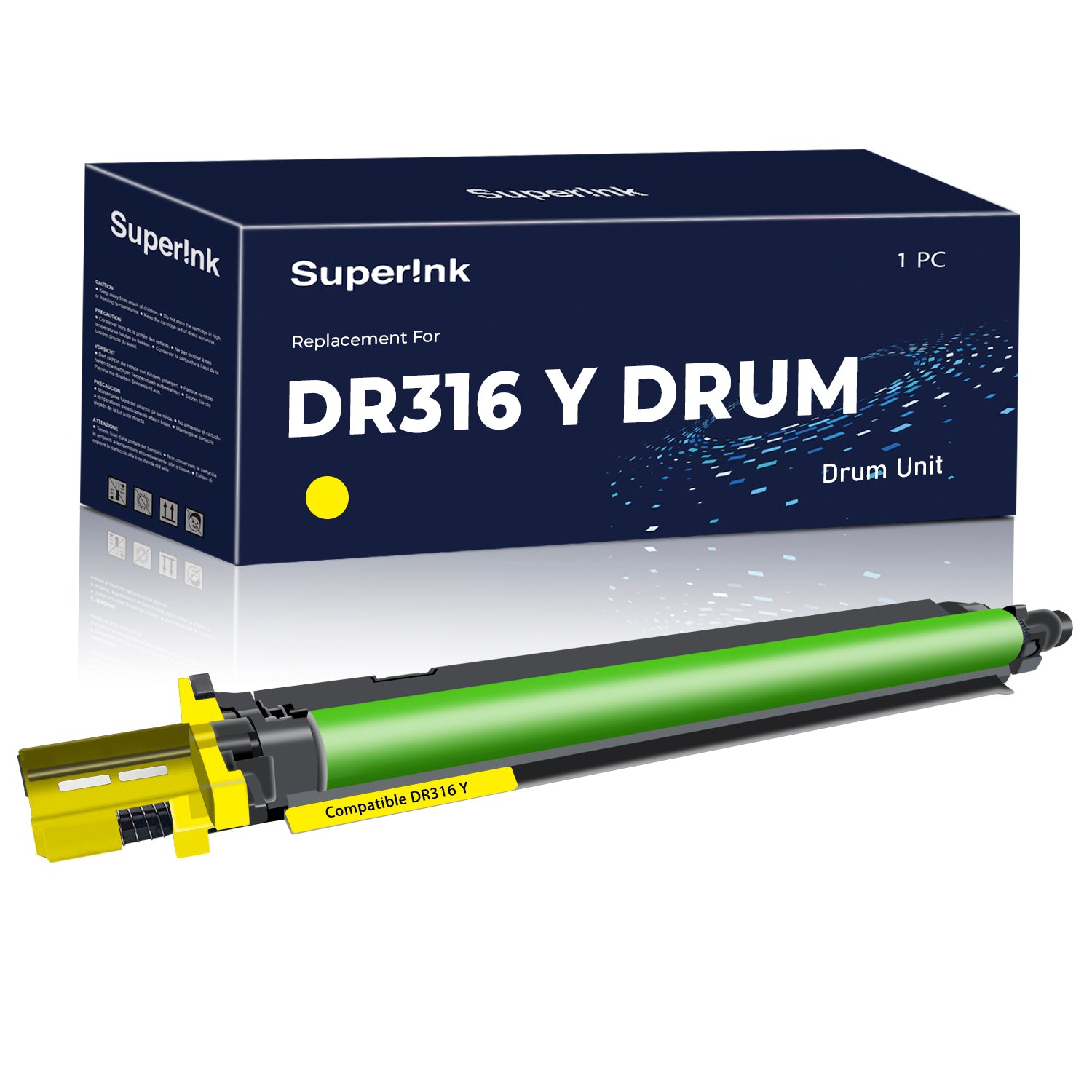 Compatible Konica Minolta AAV70TD DR-316C Yellow Drum Unit By Superink