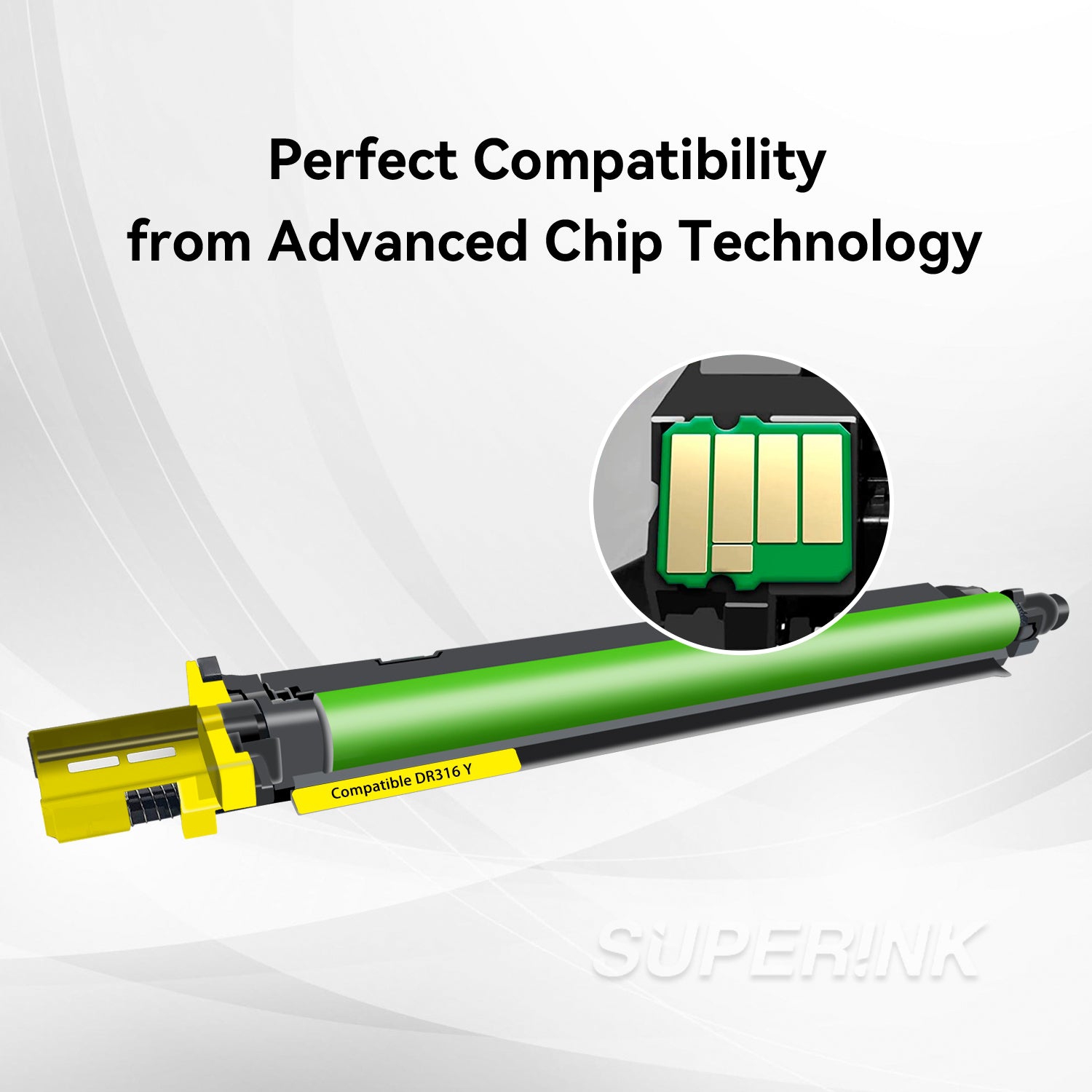 Compatible Konica Minolta AAV70TD DR-316C Yellow Drum Unit By Superink