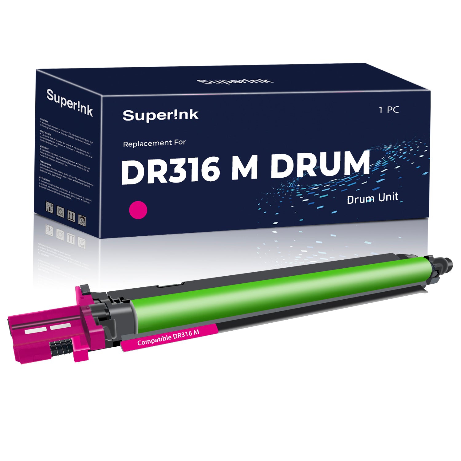 Compatible Konica Minolta AAV70TD DR-316C Magenta Drum Unit By Superink