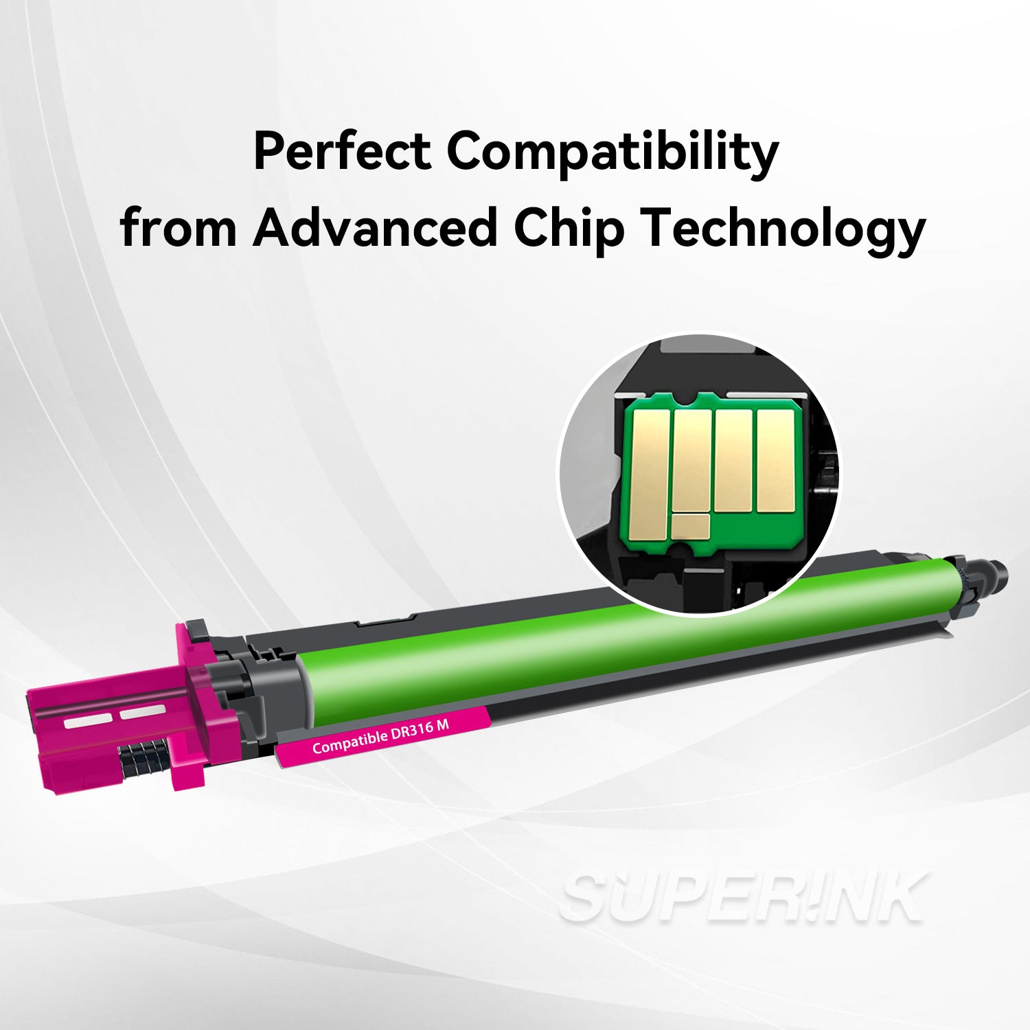 Compatible Konica Minolta AAV70TD DR-316C Magenta Drum Unit By Superink