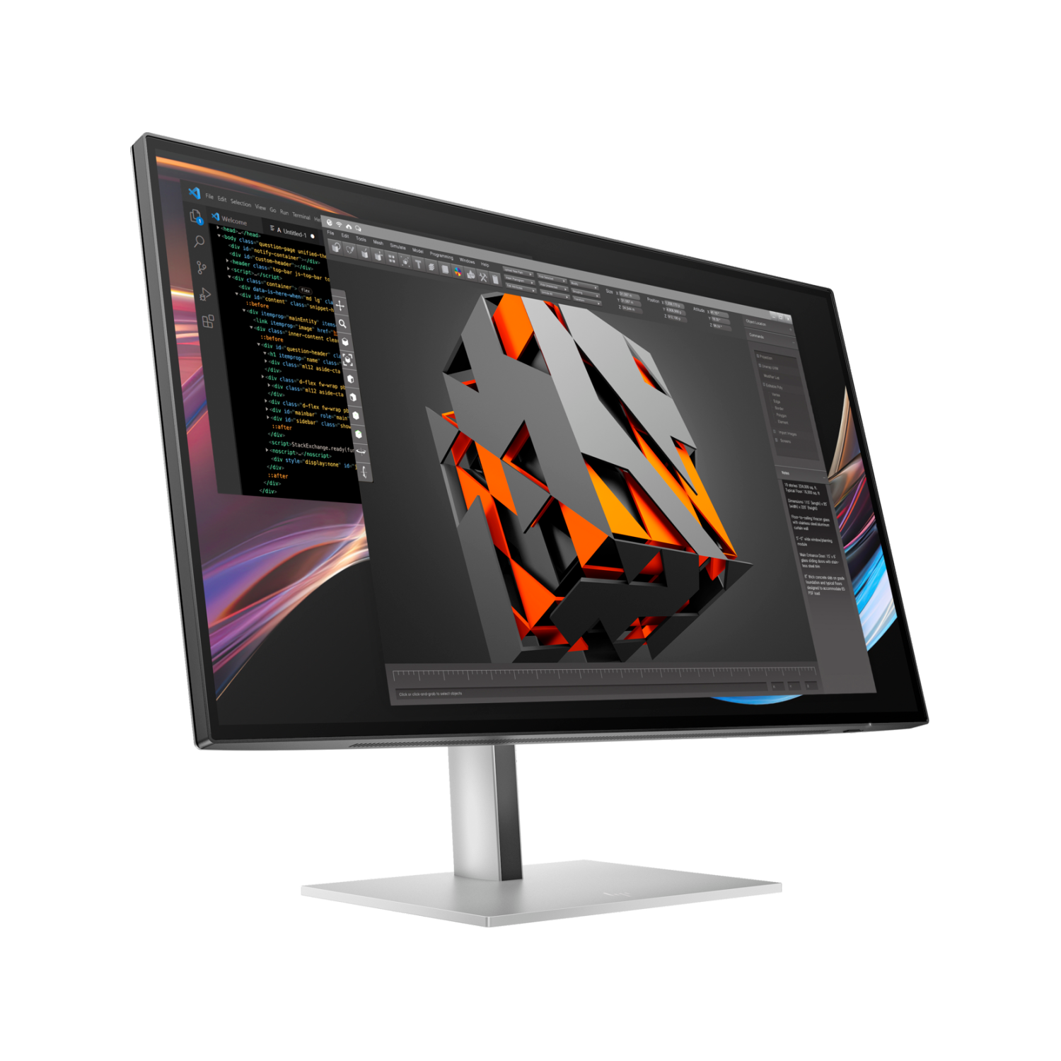 HP Series 7 Pro 727pk 27" 4K UHD 60Hz 5ms GTG LCD Monitor - - Black