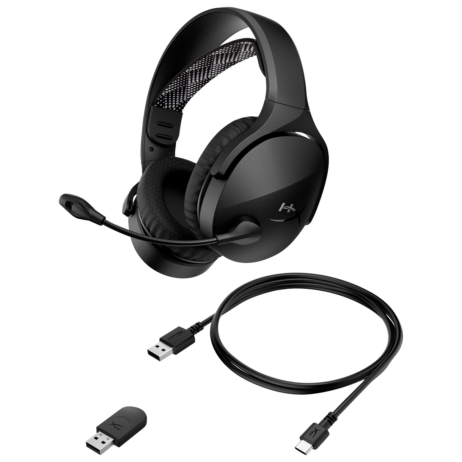 Casque de jeu sans fil double mode Cloud Jet de HyperX - Noir