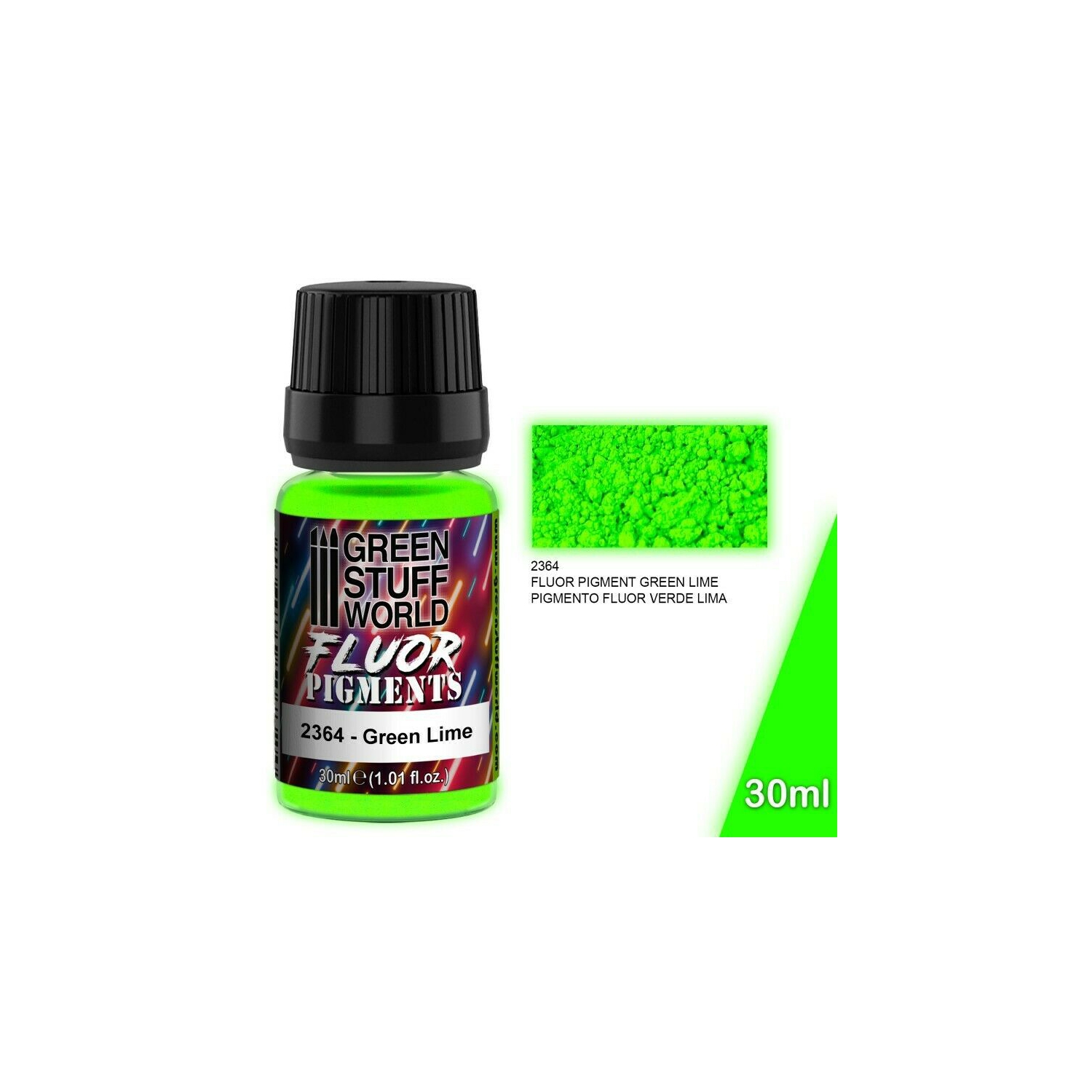 Green Stuff WorldFLUOR GREEN LIME pigments New