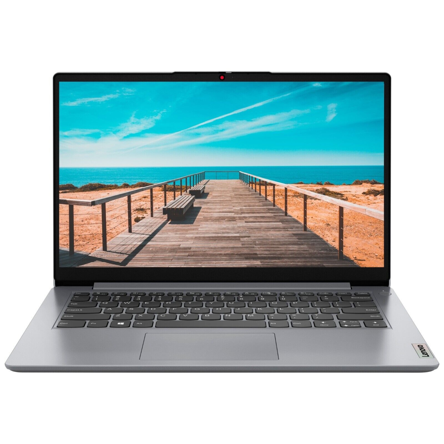 Lenovo Ideapad 1i 14.0" HD Laptop Intel N6000 4GB 128GB 1Year Microsoft 365 Windows 11 Home in S Mode Cloud Grey