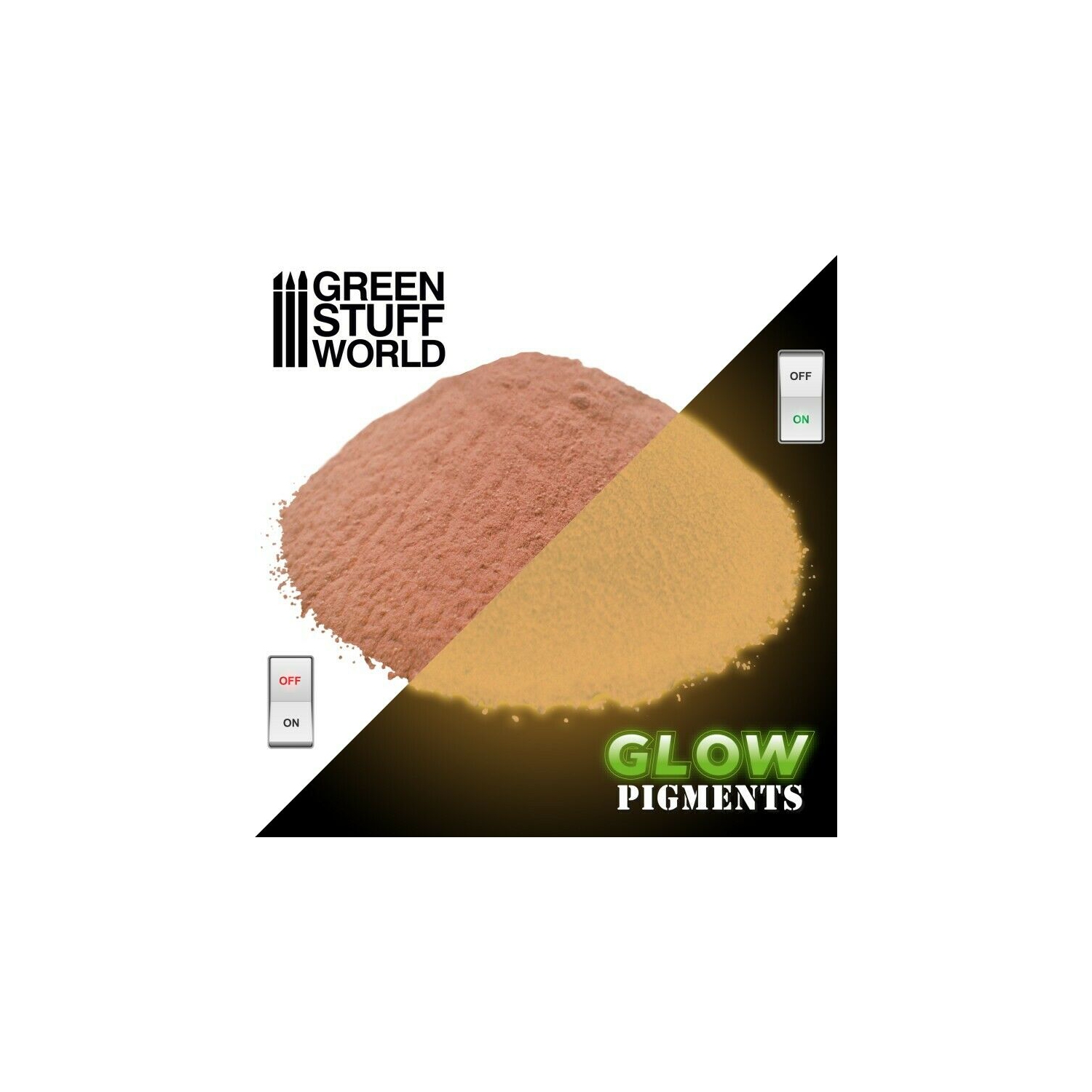 Green Stuff World Glow Pigments - TIME ORANGE New