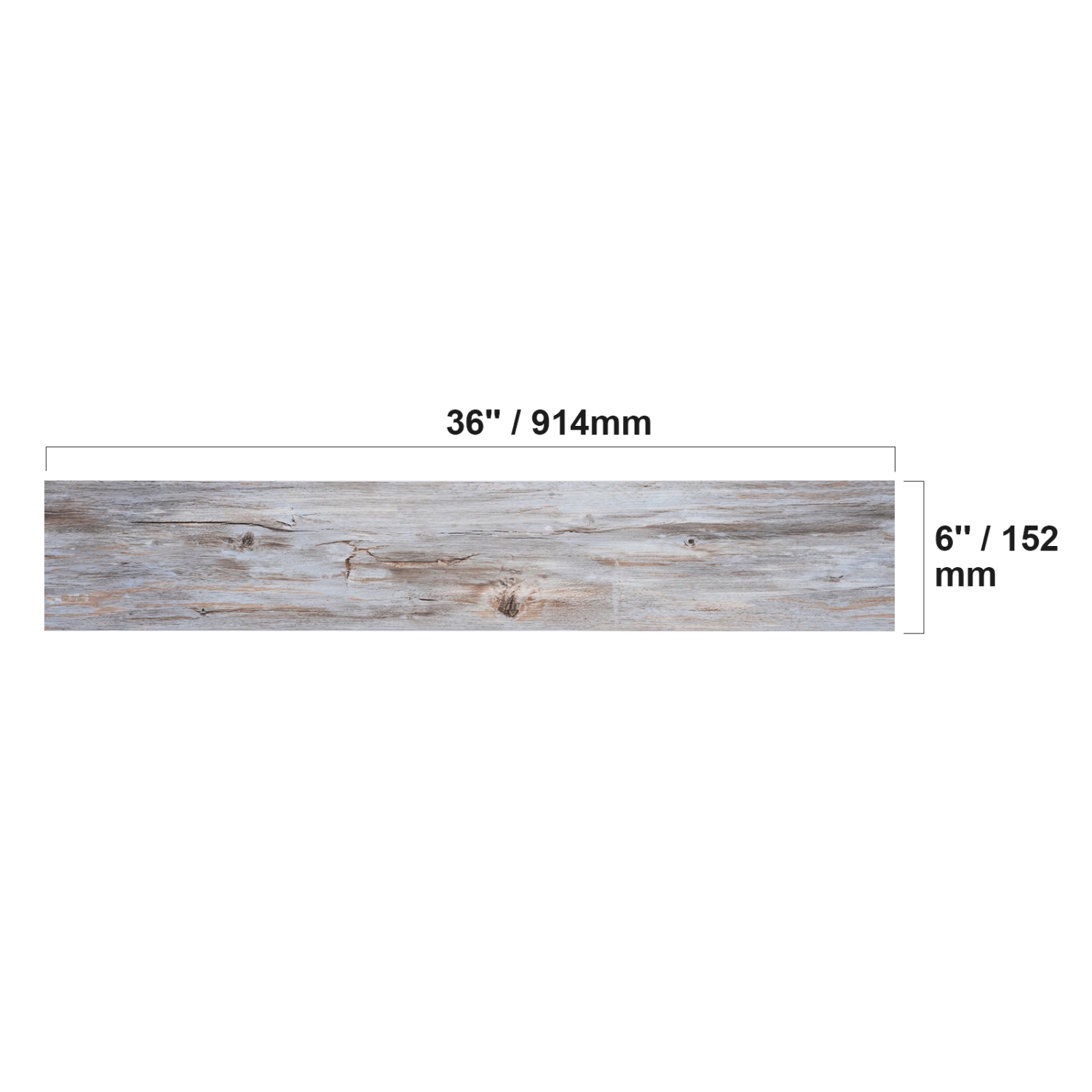 Tapis de plancher épais en vinyle 0,62&nbsp;mm de VEVOR, 36 tuiles, 36 autocollants 6&nbsp;po, revêtement de sol en grain de bois rétro