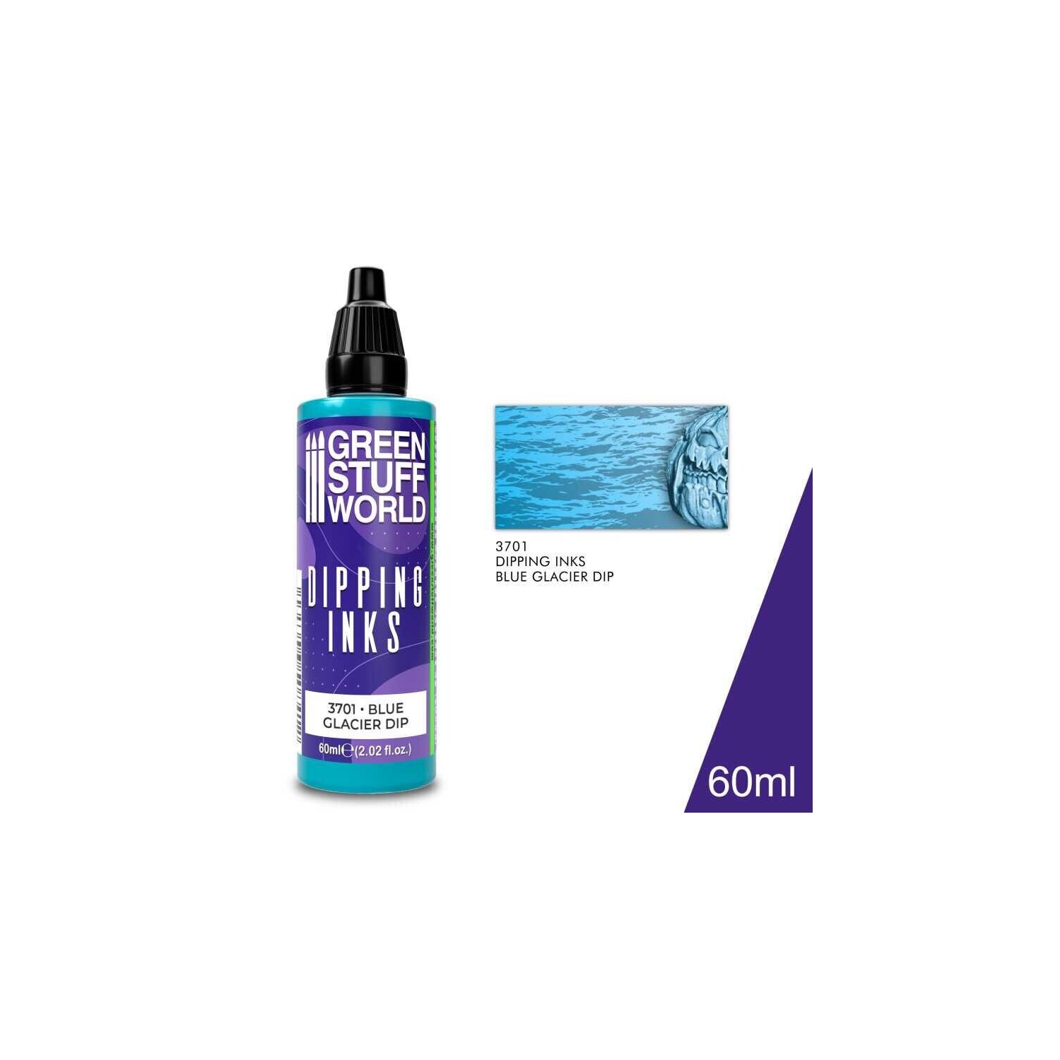 Green Stuff World Dipping Ink 60 ml - BLUE GLACIER DIP New