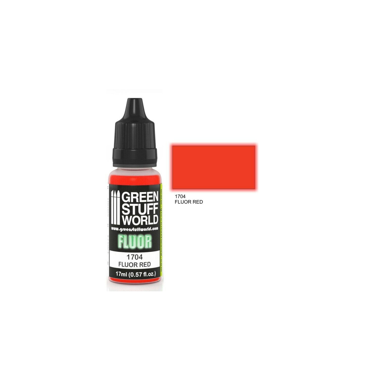 Green Stuff World Fluor Fluor Paint RED
