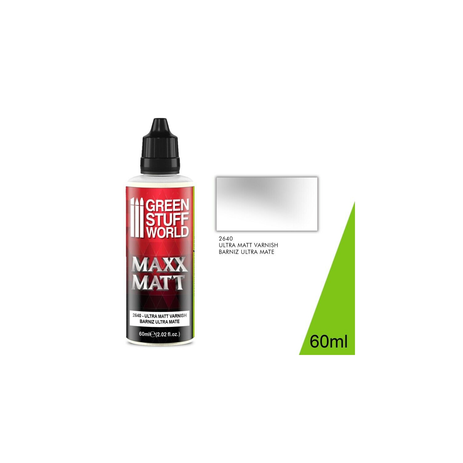 Green Stuff World Auxiliary Maxx Matt Varnish 60ml - Ultramate