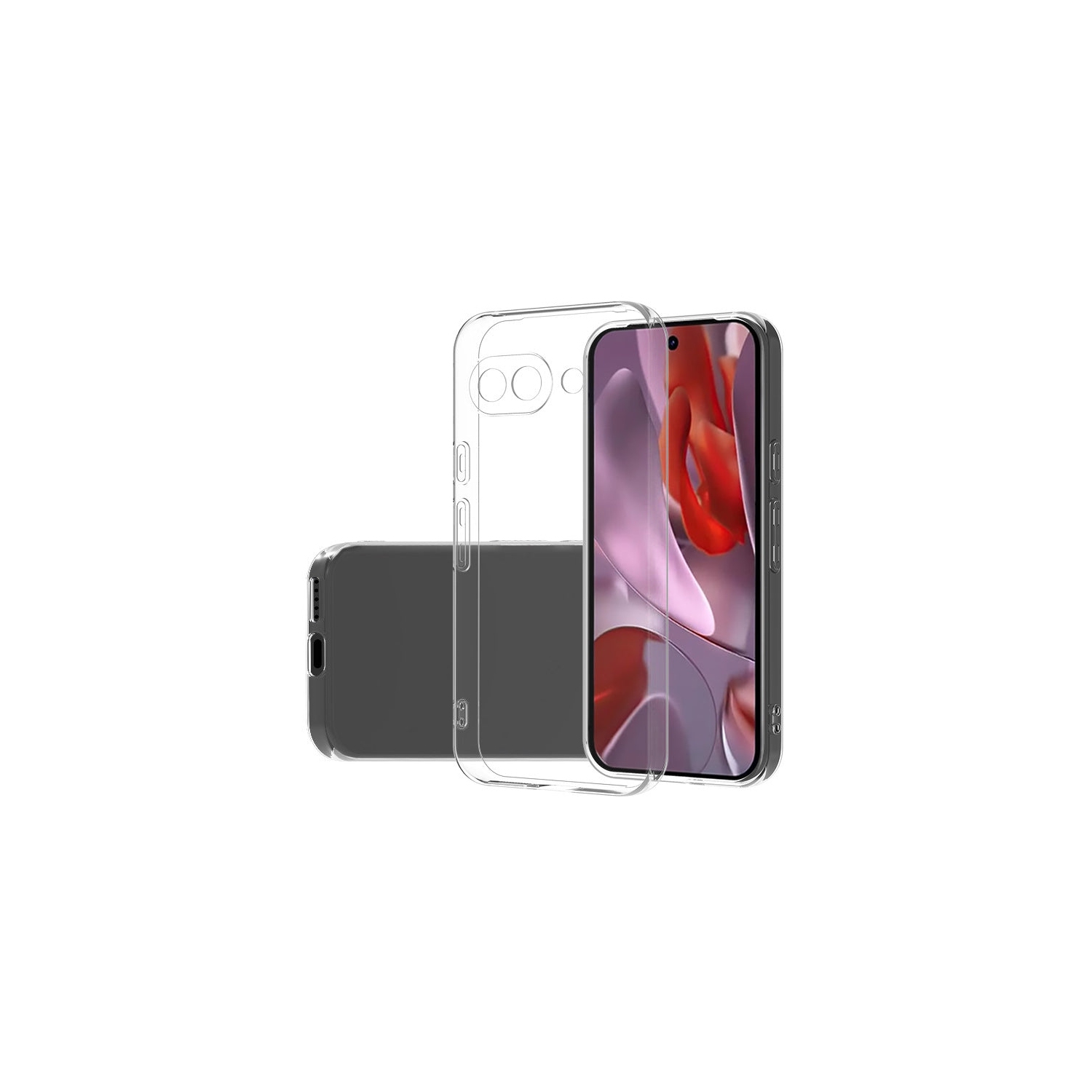 Étui transparent de PANDACO pour Pixel 9a de Google