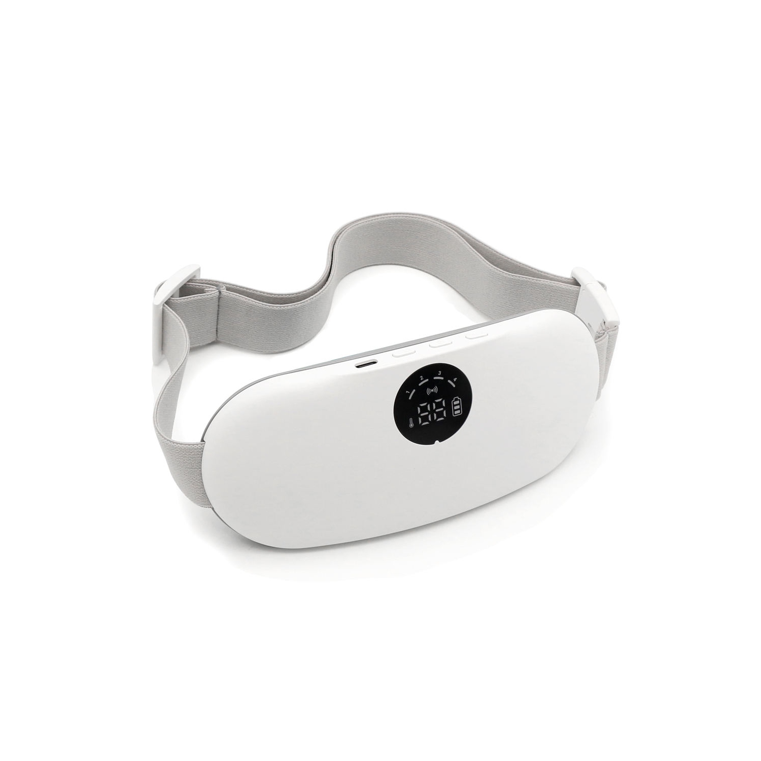 Period Cramp Massager, Portable Heating Pad Electric Waist Back Abdomen Pad Heating Menstrual Cramp Period Pain Relief Device Gifts for Girlfriends