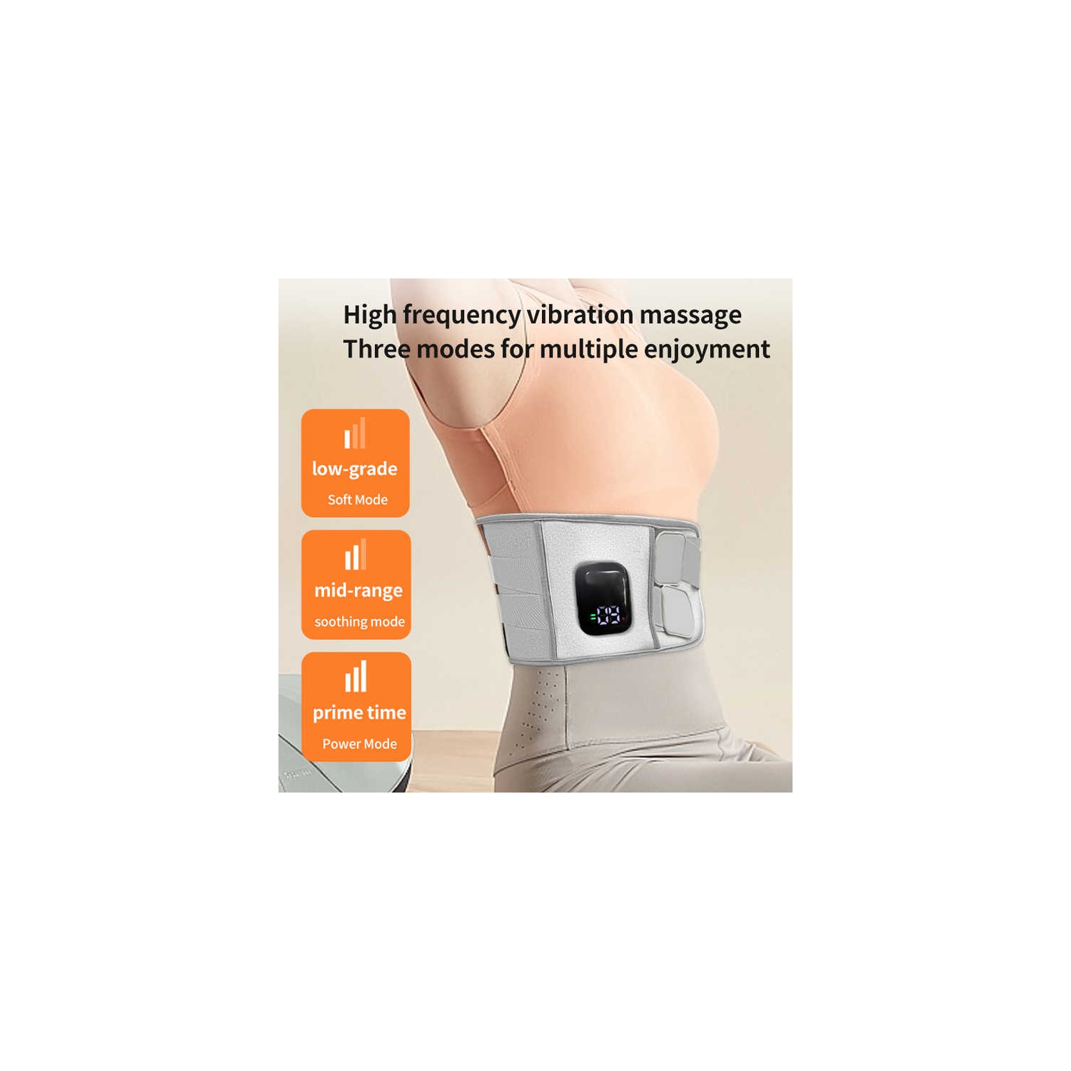 Appareil de massage électrique à vibrations pour soins du corps Smart Massager la taille Masseur de ceinture Vibration Appareil de massage chauffant