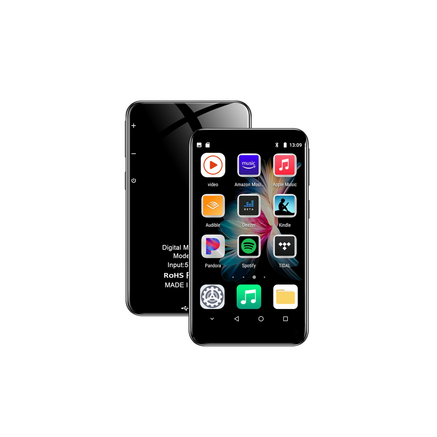 2G+16G Music Player,MP3 & MP4 Player with Bluetooth & WiFi,4" Full Touch Screen Walkman,Portable MP5 Music Player