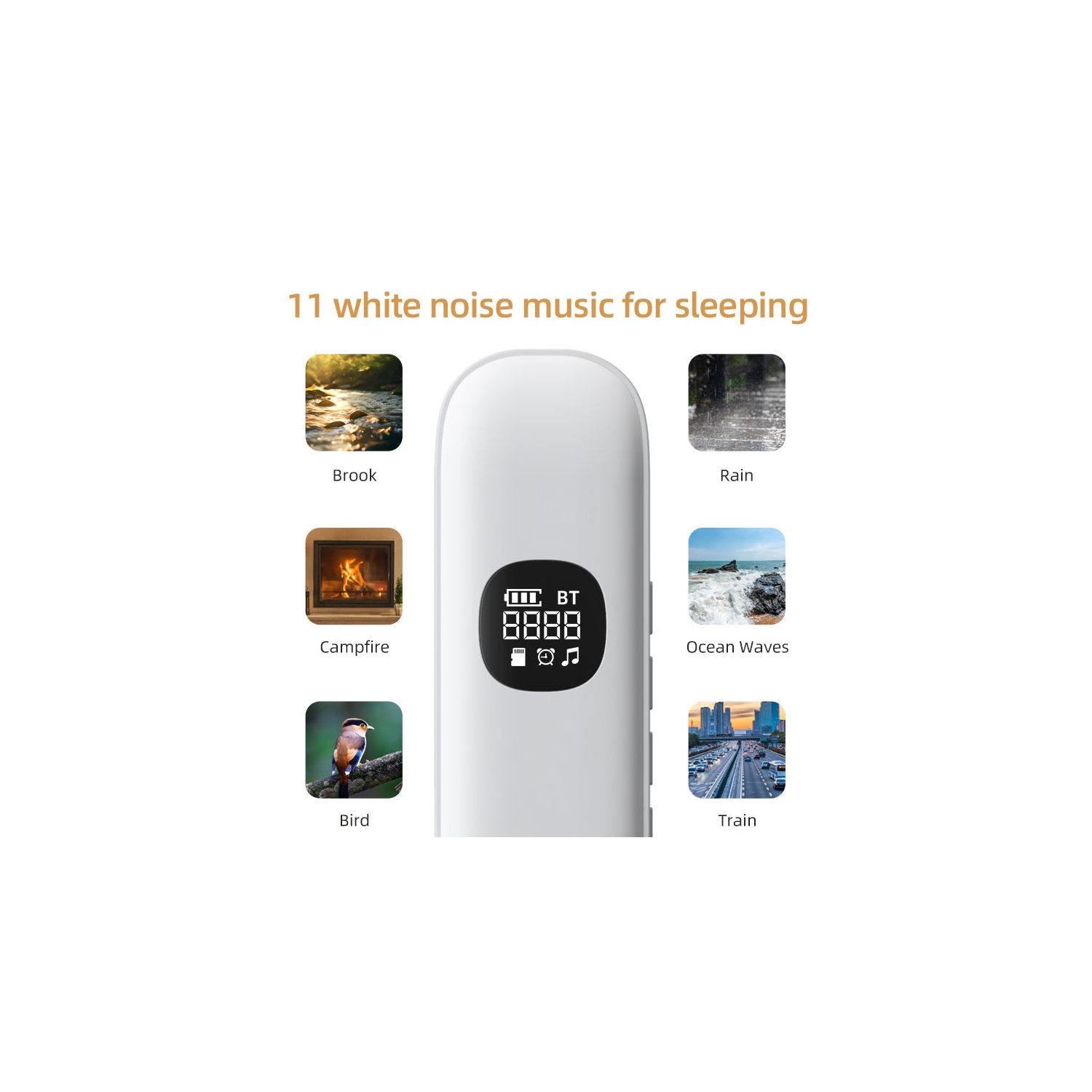 Pillow Speaker Bluetooth, Under Pillow Speaker for Side Sleepers, Bone Conduction Bluetooth SleepBar, Wireless Portable Pillow Speaker