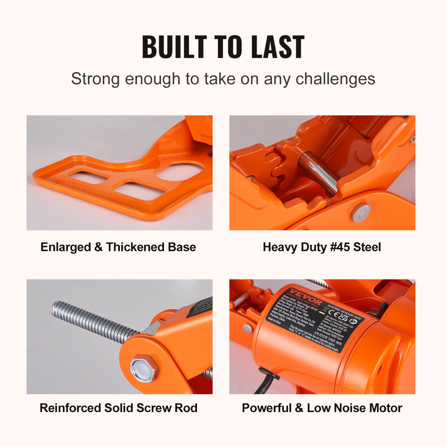 VEVOR Electric Auto Lift, 3 Tons Capacity, 12V DC Scissor Lift Jack, Includes Dual Saddles & Remote, Compact Design for Cars, SUVs, Trucks Tire