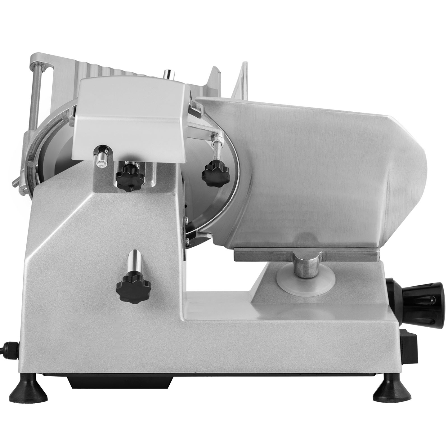 VEVOR Commercial Meat Slicer, 200W Electric Deli Food Slicer, 350-400RPM Meat Slicer with 8" Carbon Steel Blade, 0 - 0.47 inch Adjustable Thickness