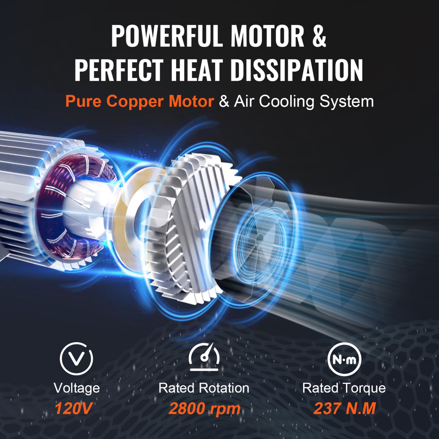 Palan électrique VEVOR 1760 lb, treuil électrique 120 V avec télécommande sans fil 328 pi, hauteur de levage à un câble 40 pi,