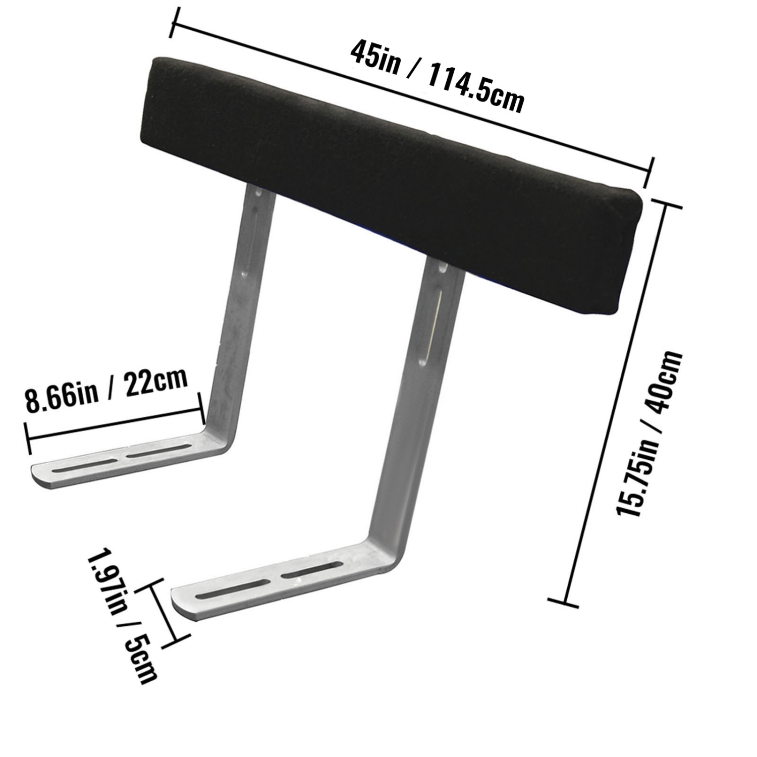 Guide-ons pour remorques de bateau VEVOR avec guides antirouille de 48&nbsp;po et planches rembourrées pour tapis