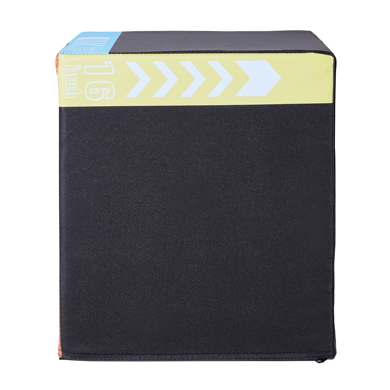 Boîte de saut pliométrique 3 en 1 de VEVOR 20/18/16 Exercice Exercice Plyo Box coton