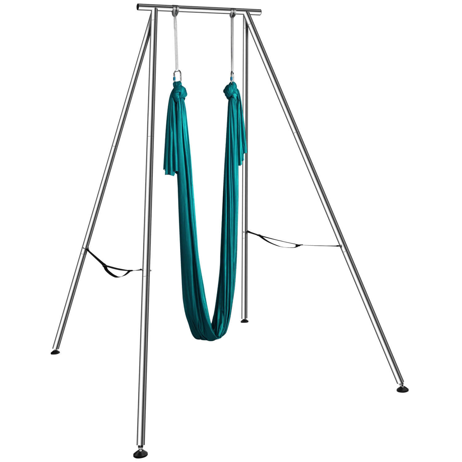 VEVOR Yoga Swing Stand Hammock Aerial Silk Kit Load Yoga Frame 551.15 lbs Green