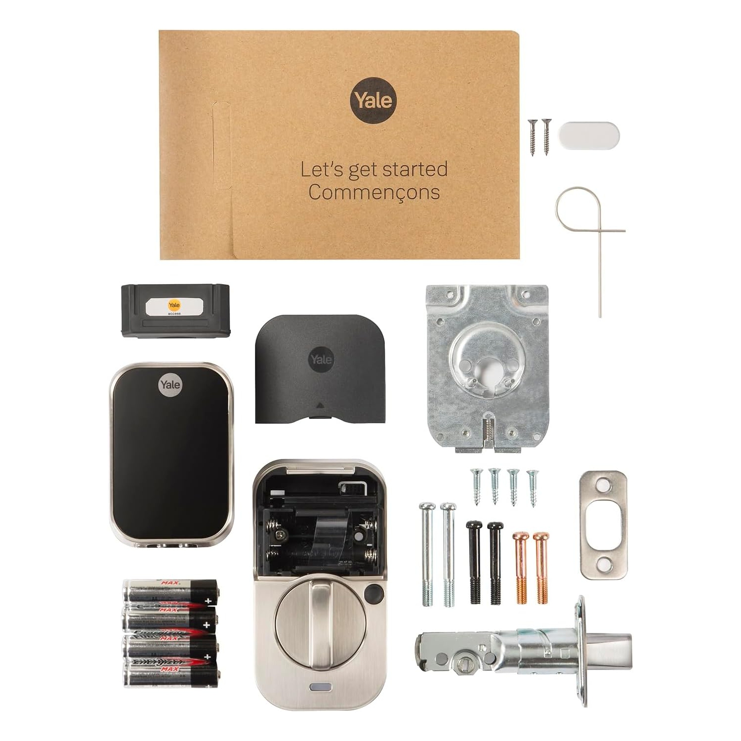 Serrure sans clé Assure Lock 2 DE YALE avec Wi-Fi, nickel satiné