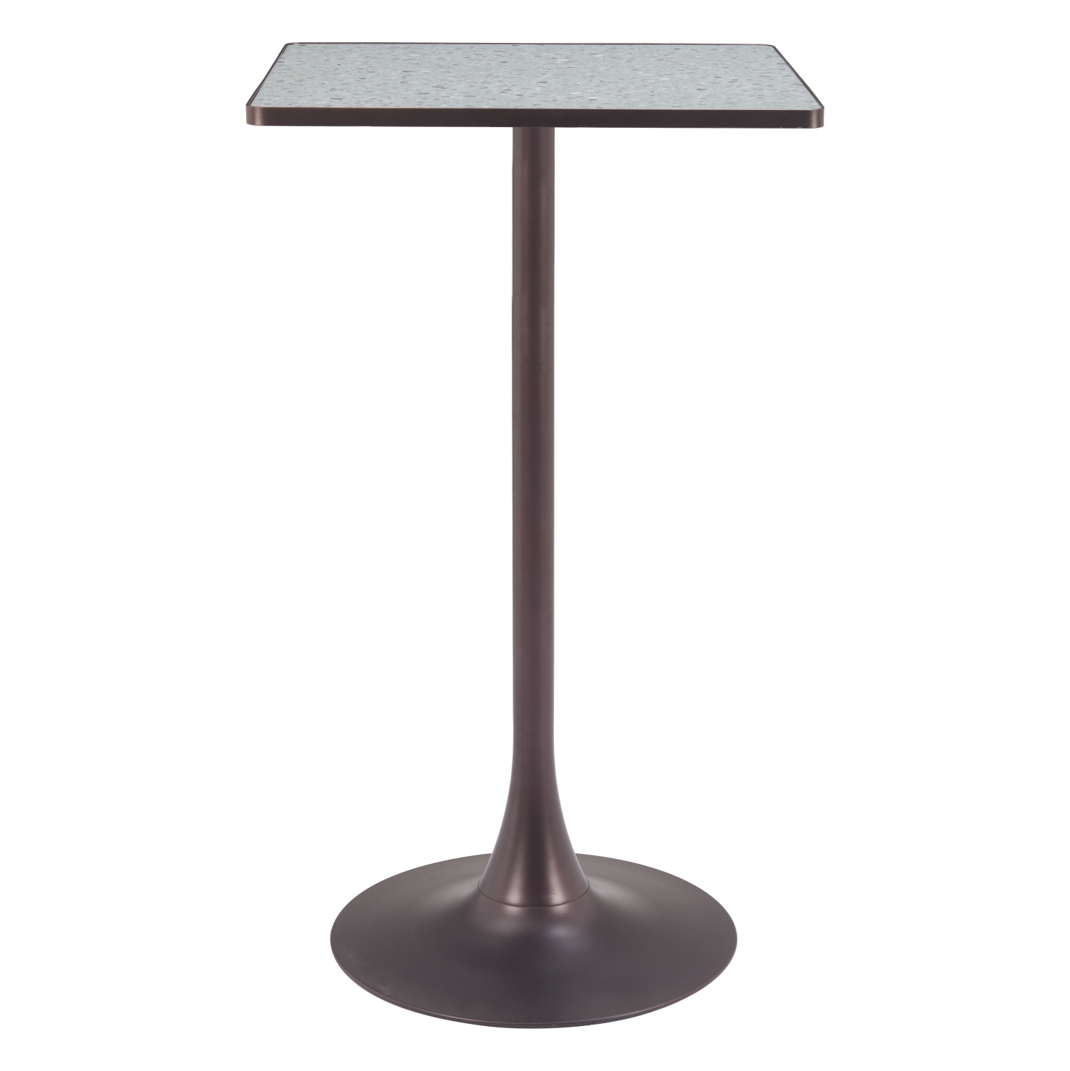 Spot Bar Table Gray & Bronze