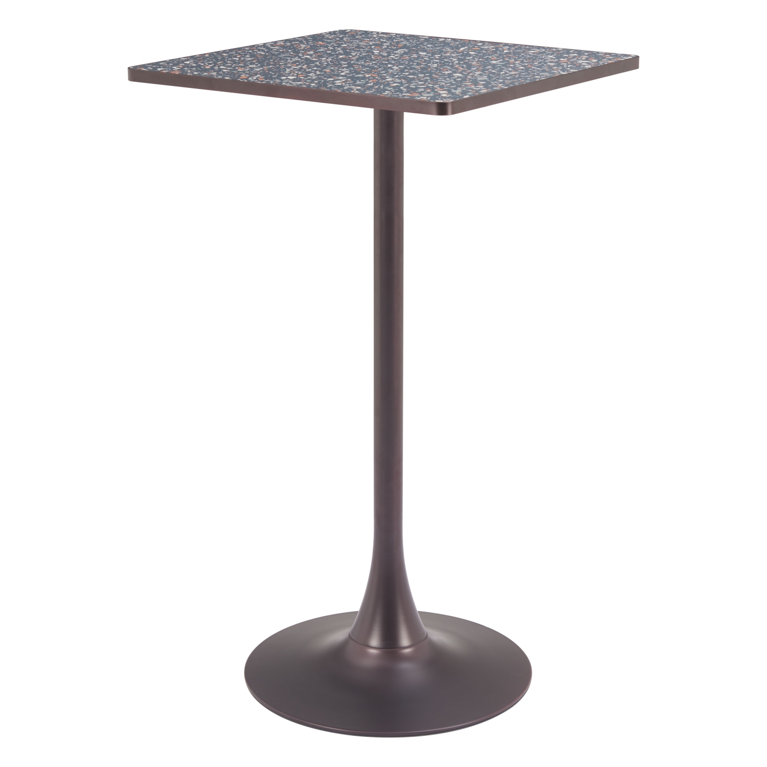 Spot Bar Table Black & Bronze