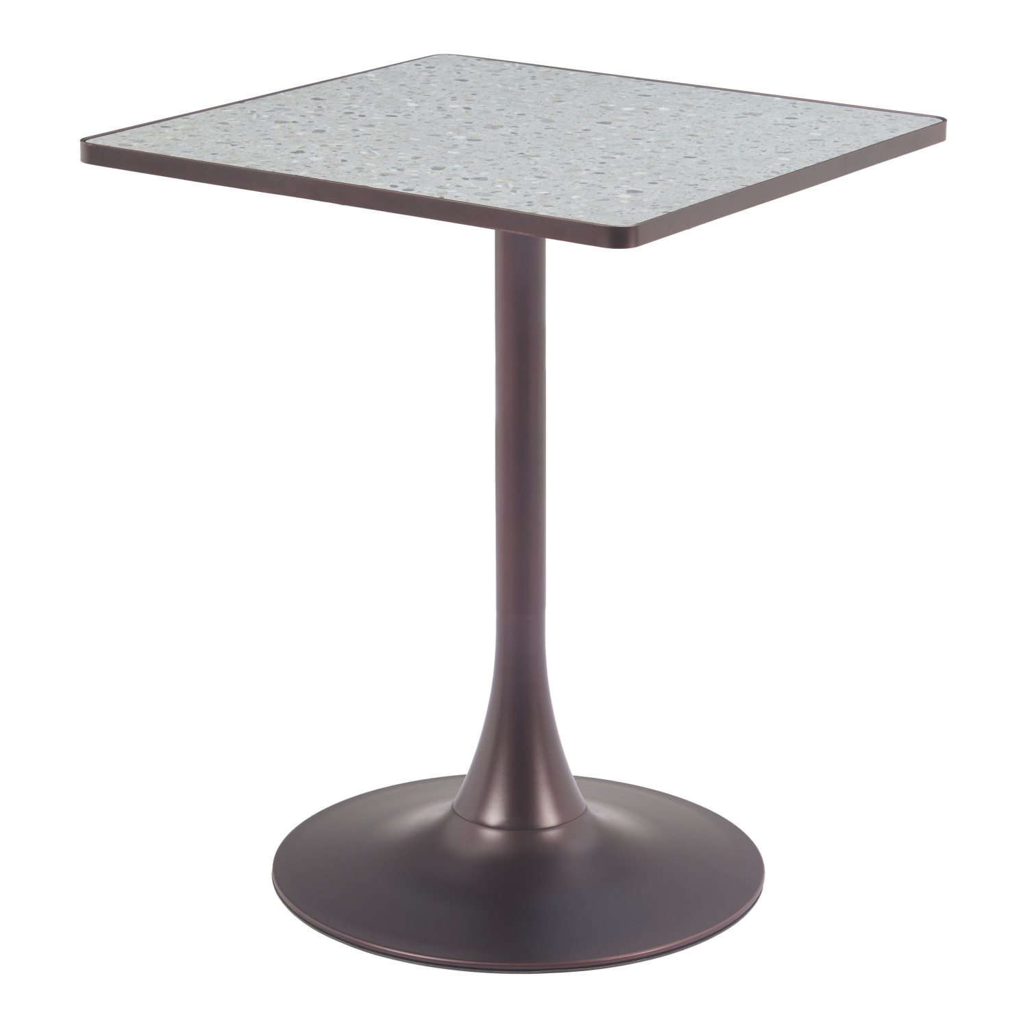 Spot Bistro Table Gray & Bronze