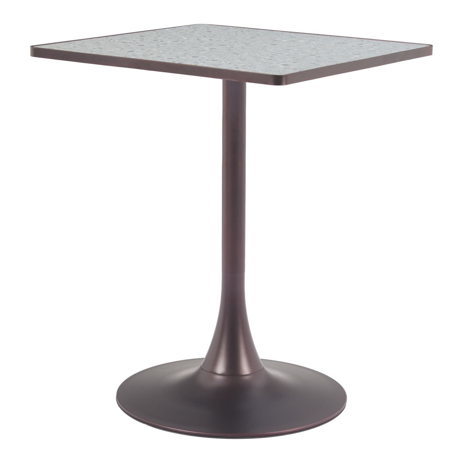 Spot Bistro Table Gray & Bronze
