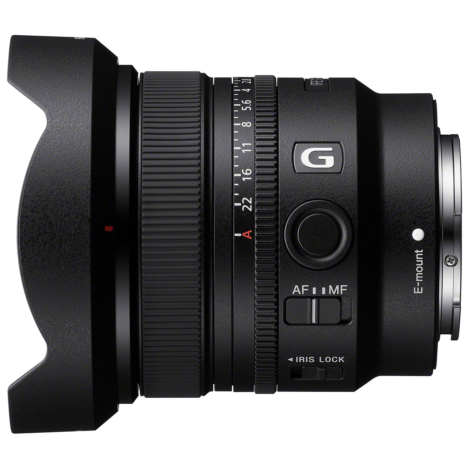 Objectif ultra grand-angle G plein format à monture E FE 16mm f/1,8 de Sony - Noir