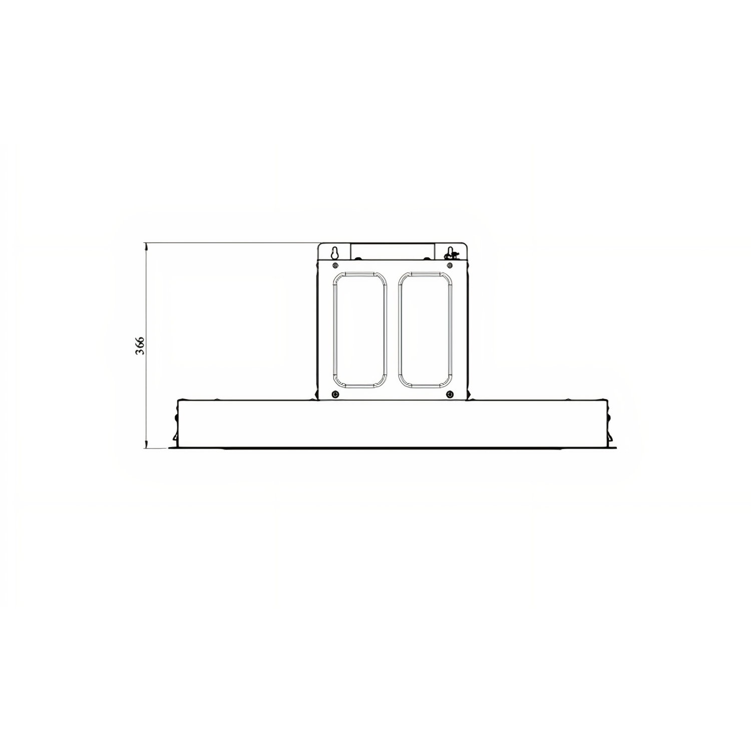 CAN - ARTIMA Built-in Hood, Black Tempered Glass , 31 inch
