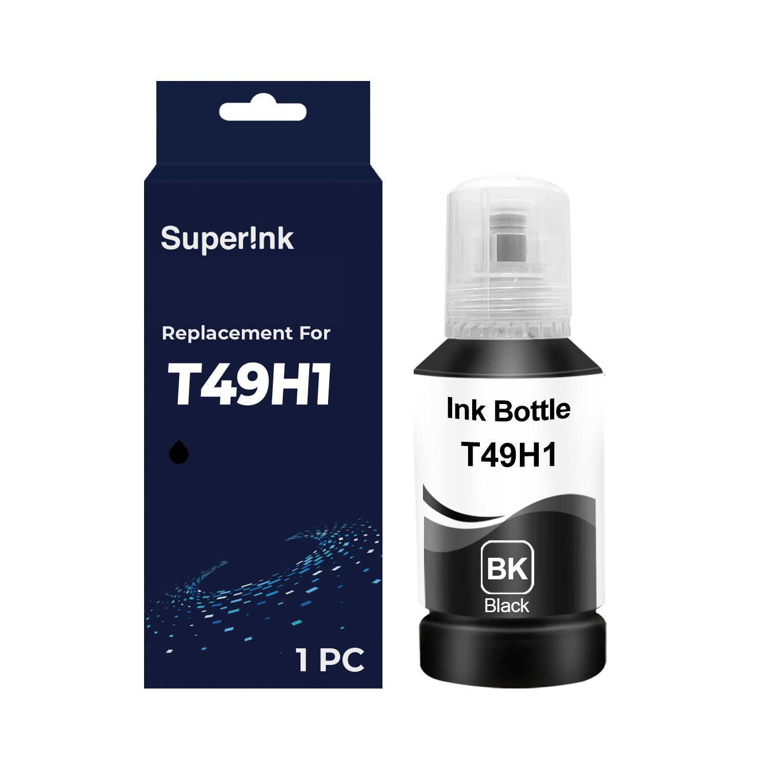 Compatible avec la bouteille d'encre noire T49H T49H100 d'Epson de Superink