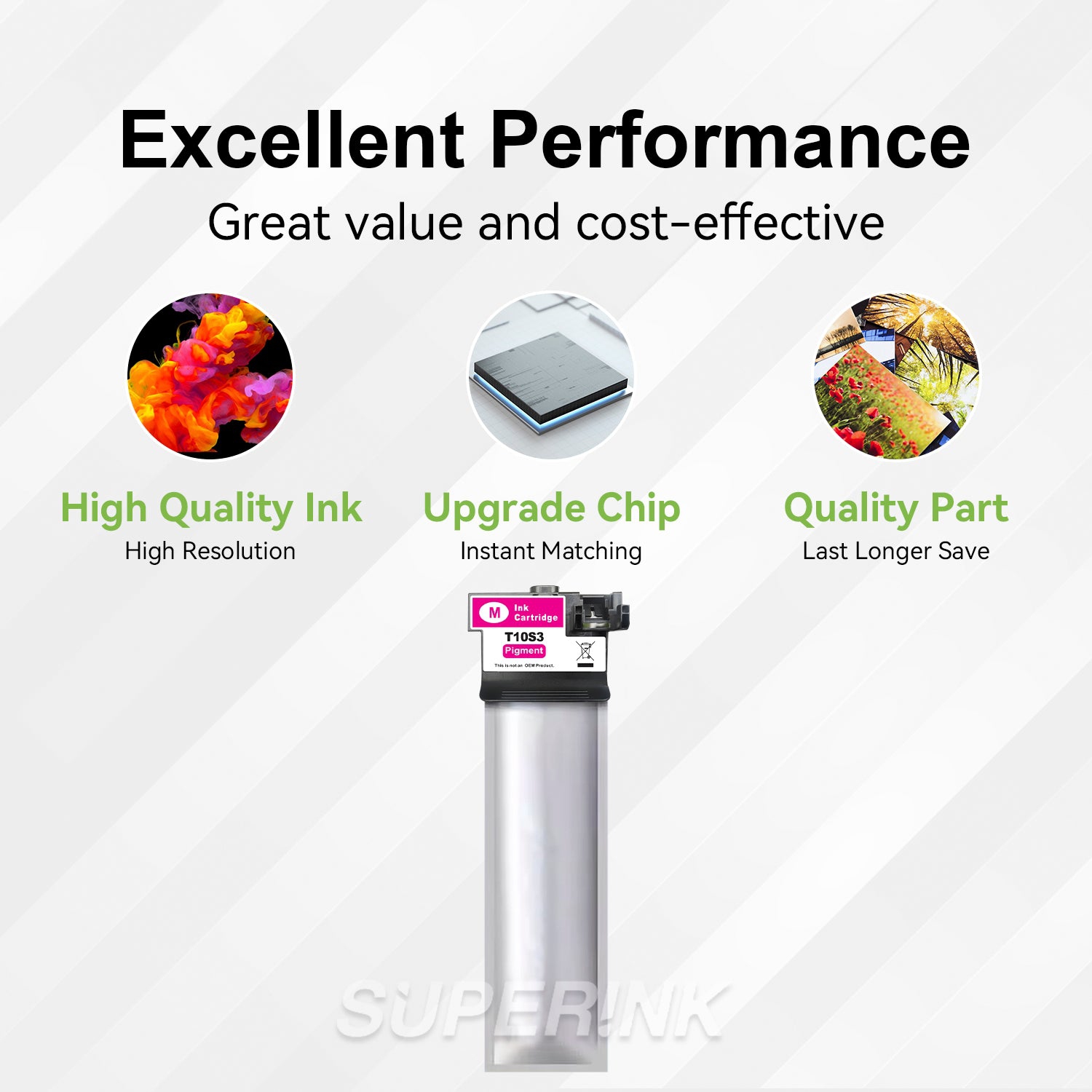 Compatible Epson T10S300 Magenta Ink Cartridge High Yield By Superink