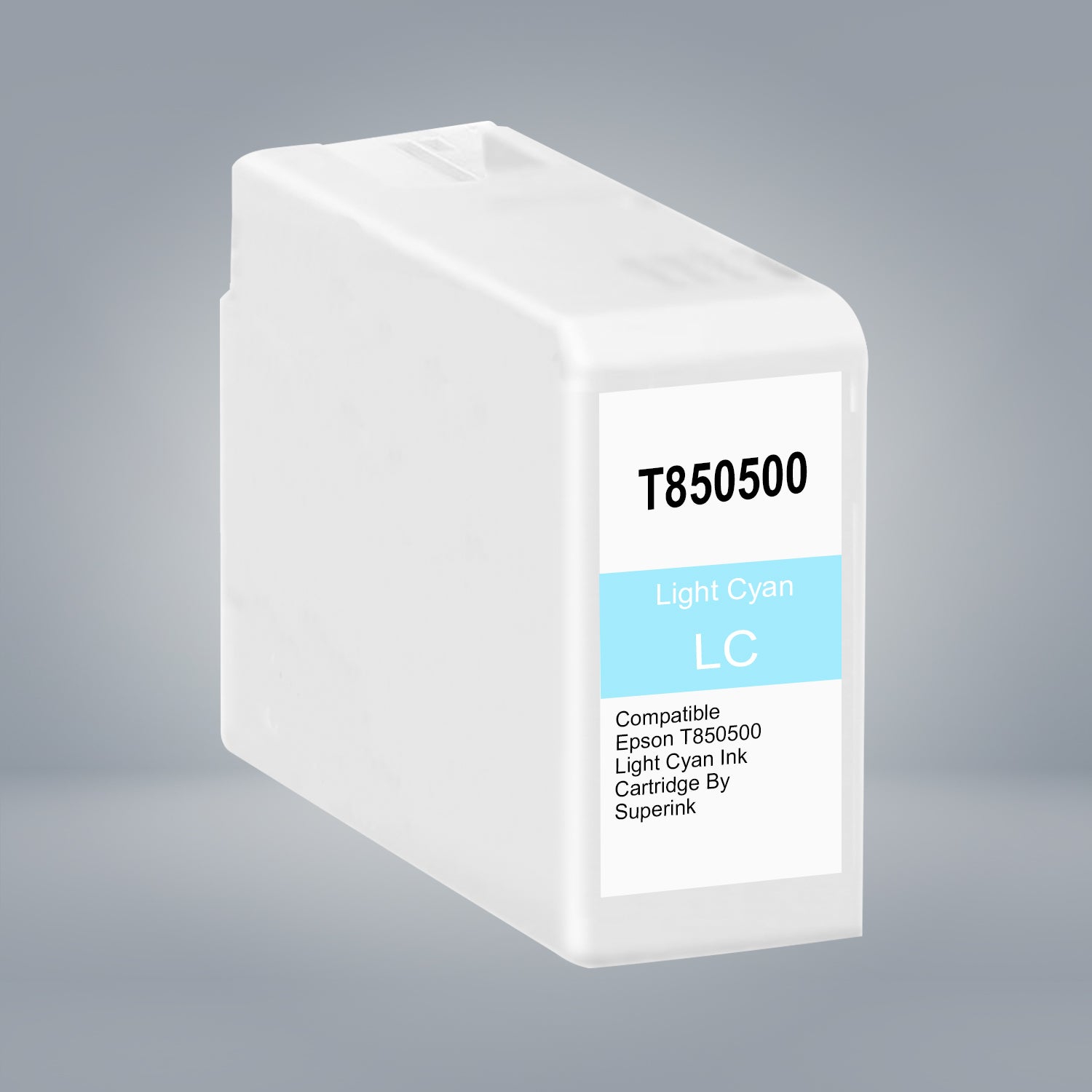 Compatible Epson T850500 Light Cyan Ink Cartridge By Superink