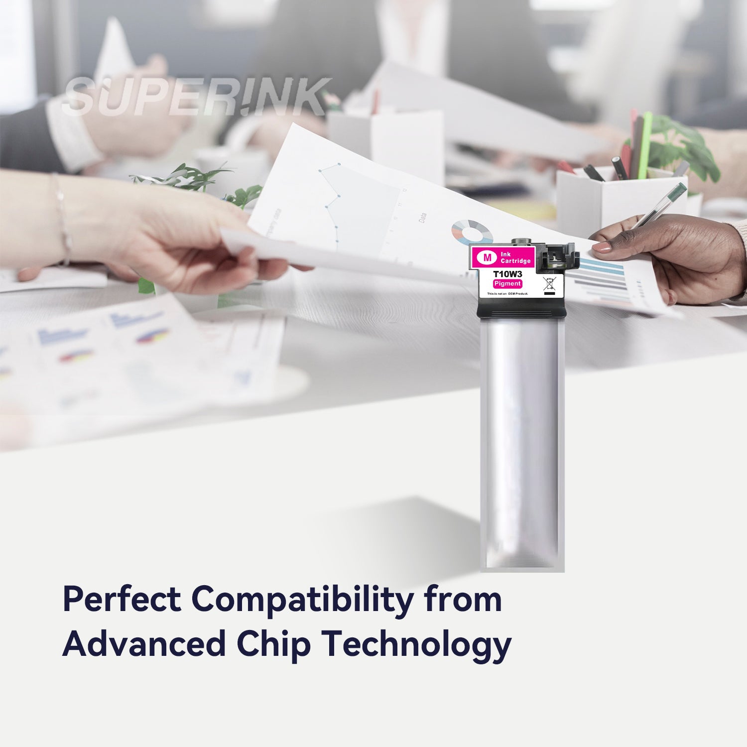 Compatible Epson T10W300 Magenta Ink Cartridge High Yield By Superink