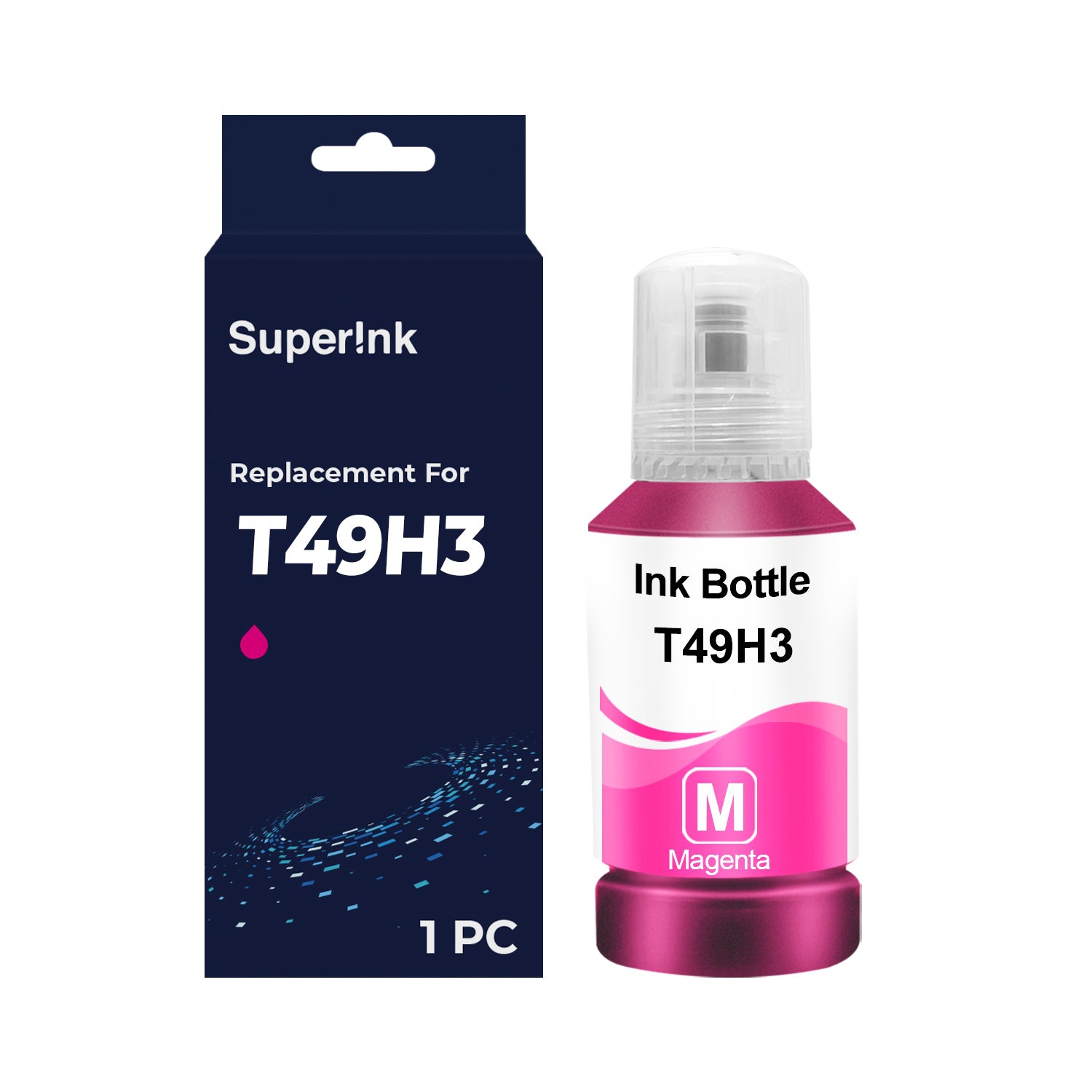 Compatible avec la bouteille d'encre magenta T49H T49H300 d'Epson par Superink