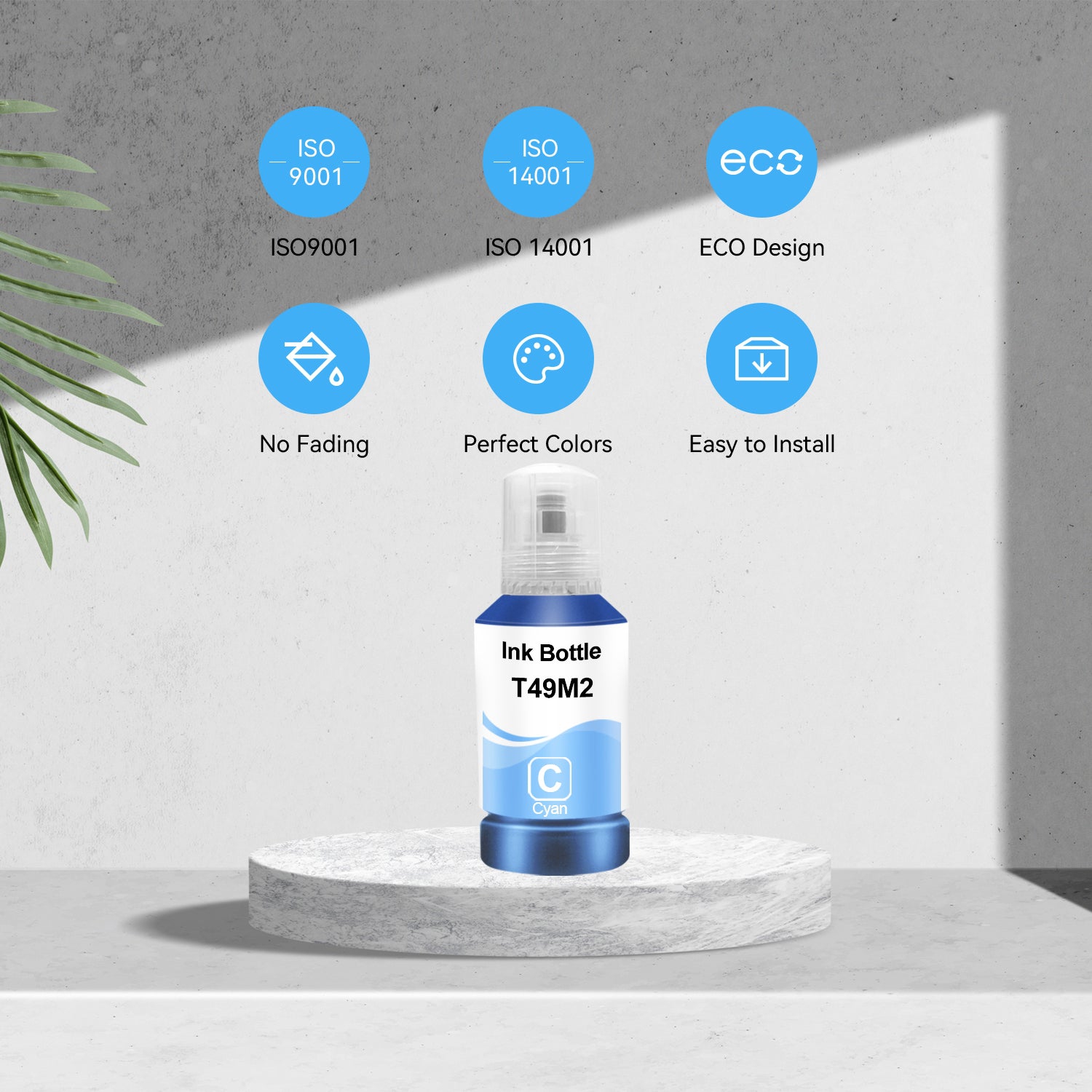 Compatible Epson T49M T49M220 Cyan Ink Bottle by Superink