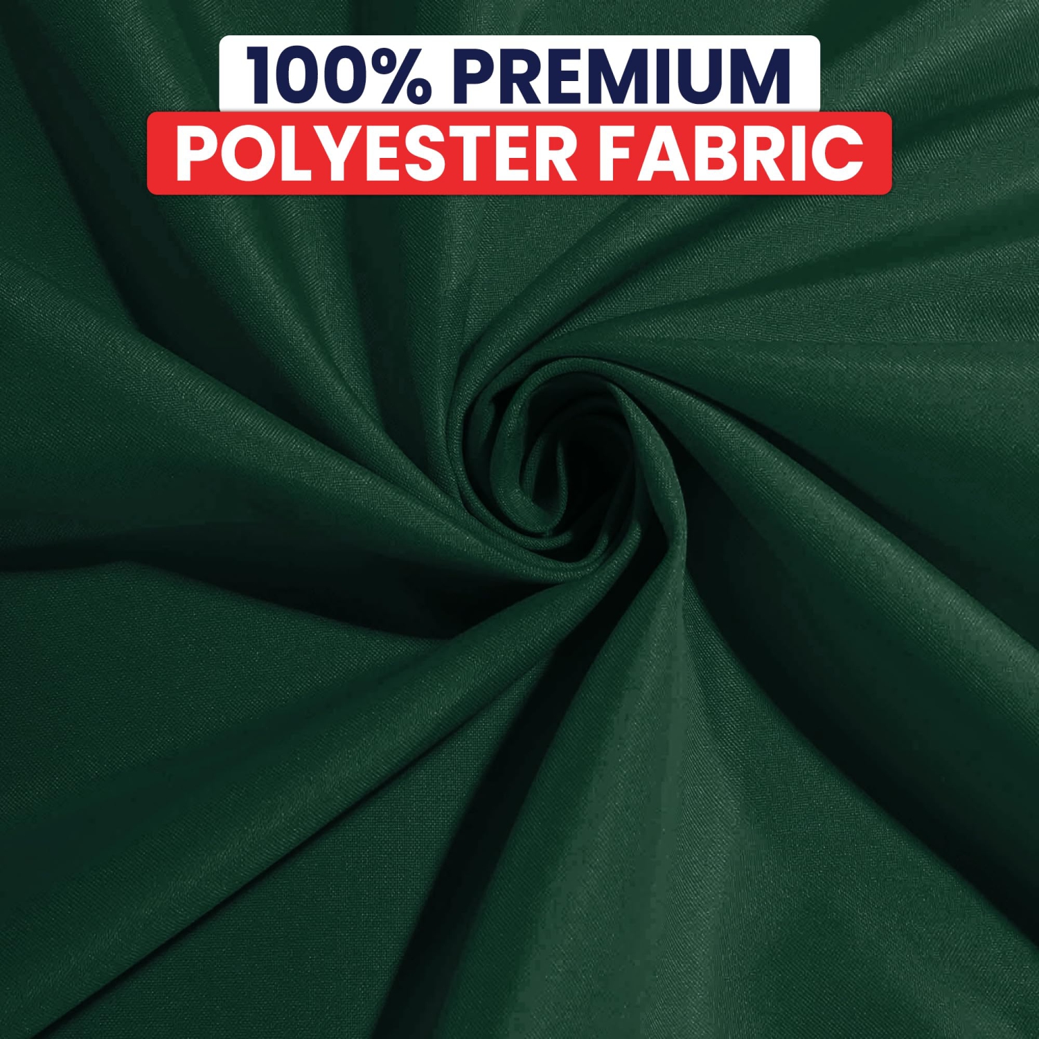 Canadian Linen Hunter Green Dinner Napkins 18"x18", 12 Pack Polyester Reusable Washable Table Linen Napkins for Dinner Resorts Wedding Parties & Hotel