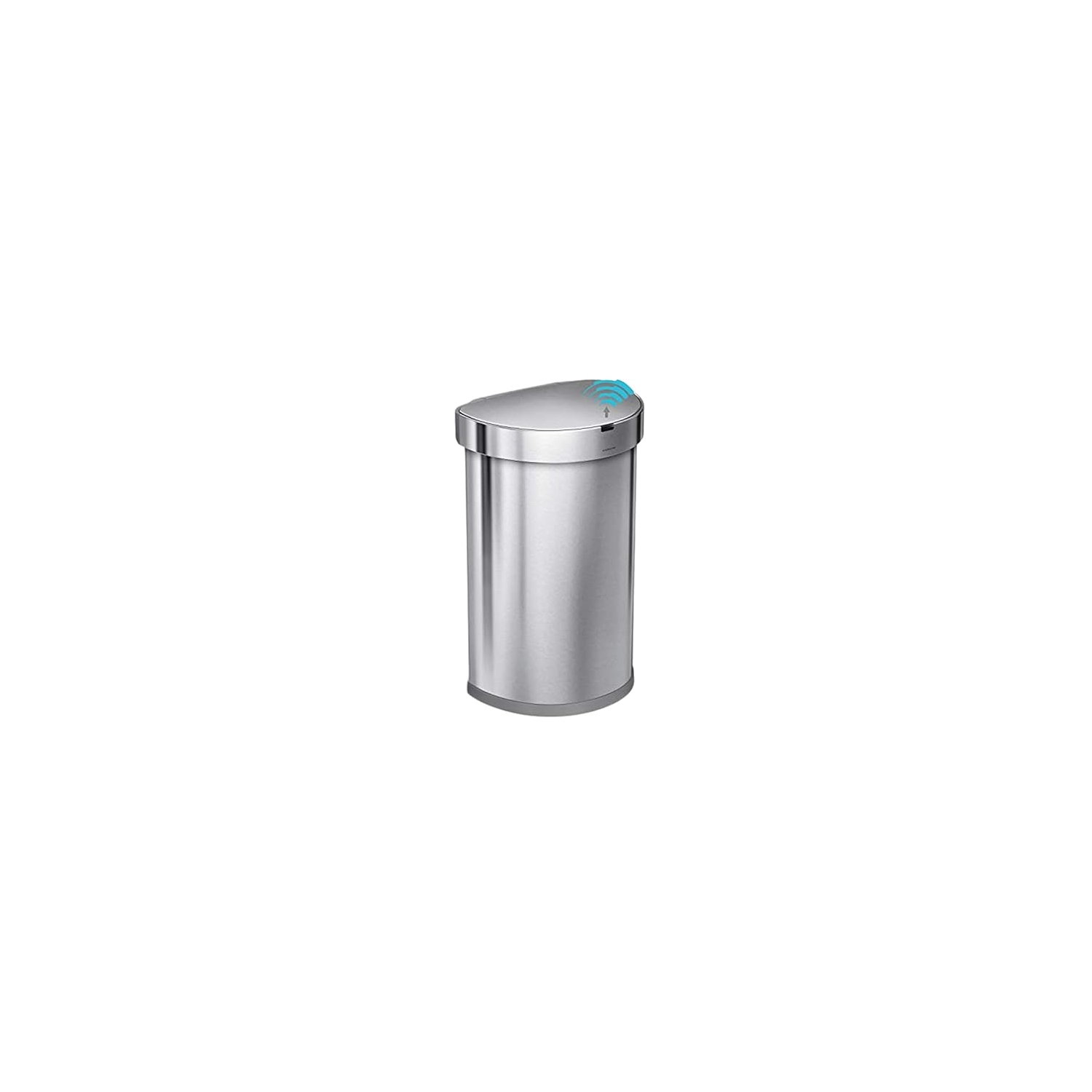 Simplehuman 45L Semi-round Sensor Can - Brushed