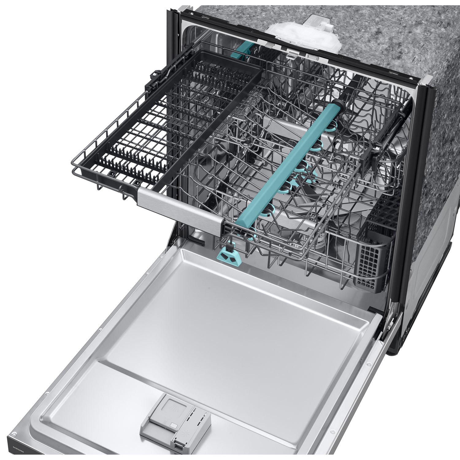 Samsung 24" 38dB Built-In Dishwasher with AI Wash & Third Rack - Stainless Steel